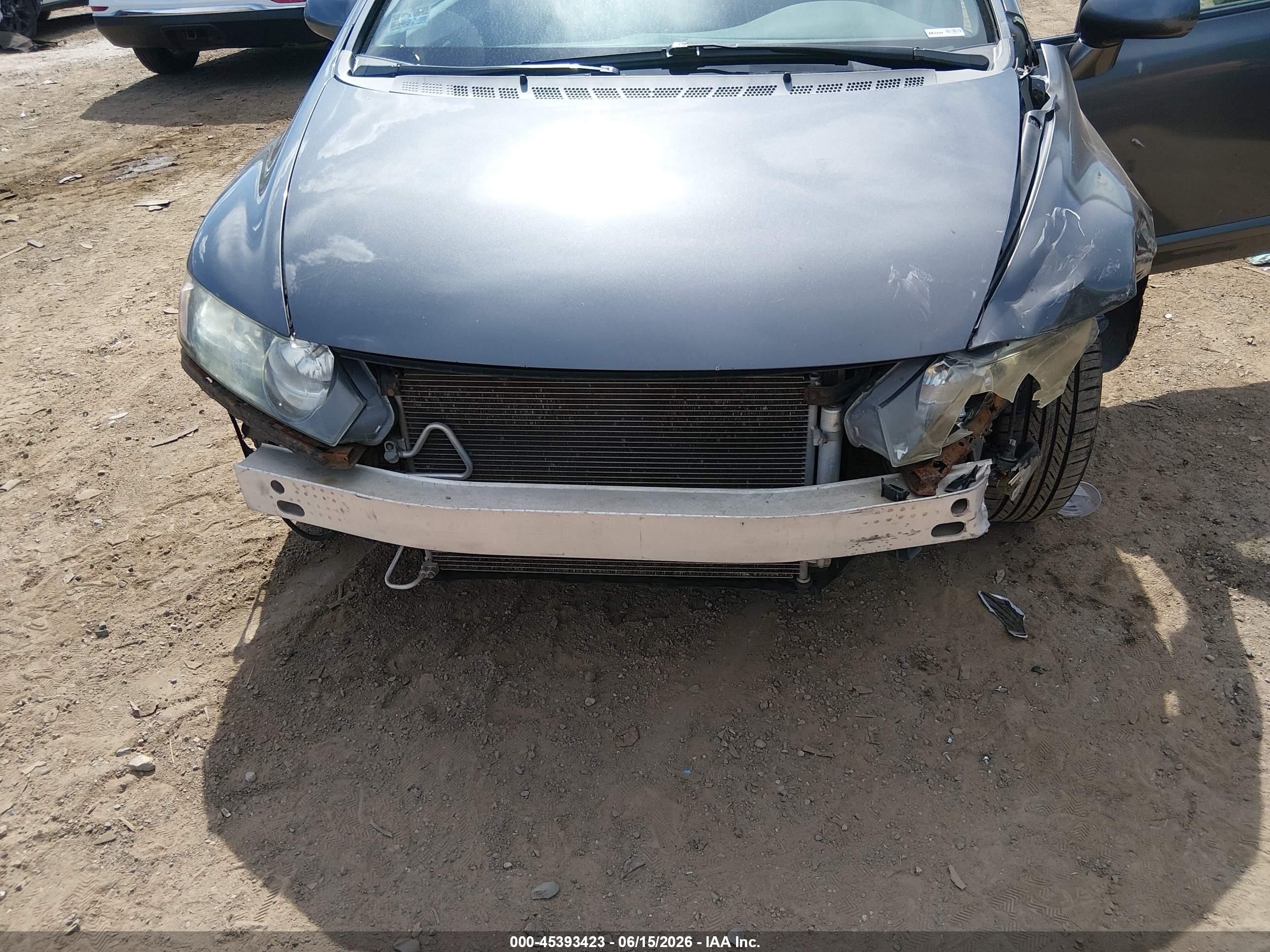 2009 Honda Civic Lx Gray vin: 1HGFA16559L019320