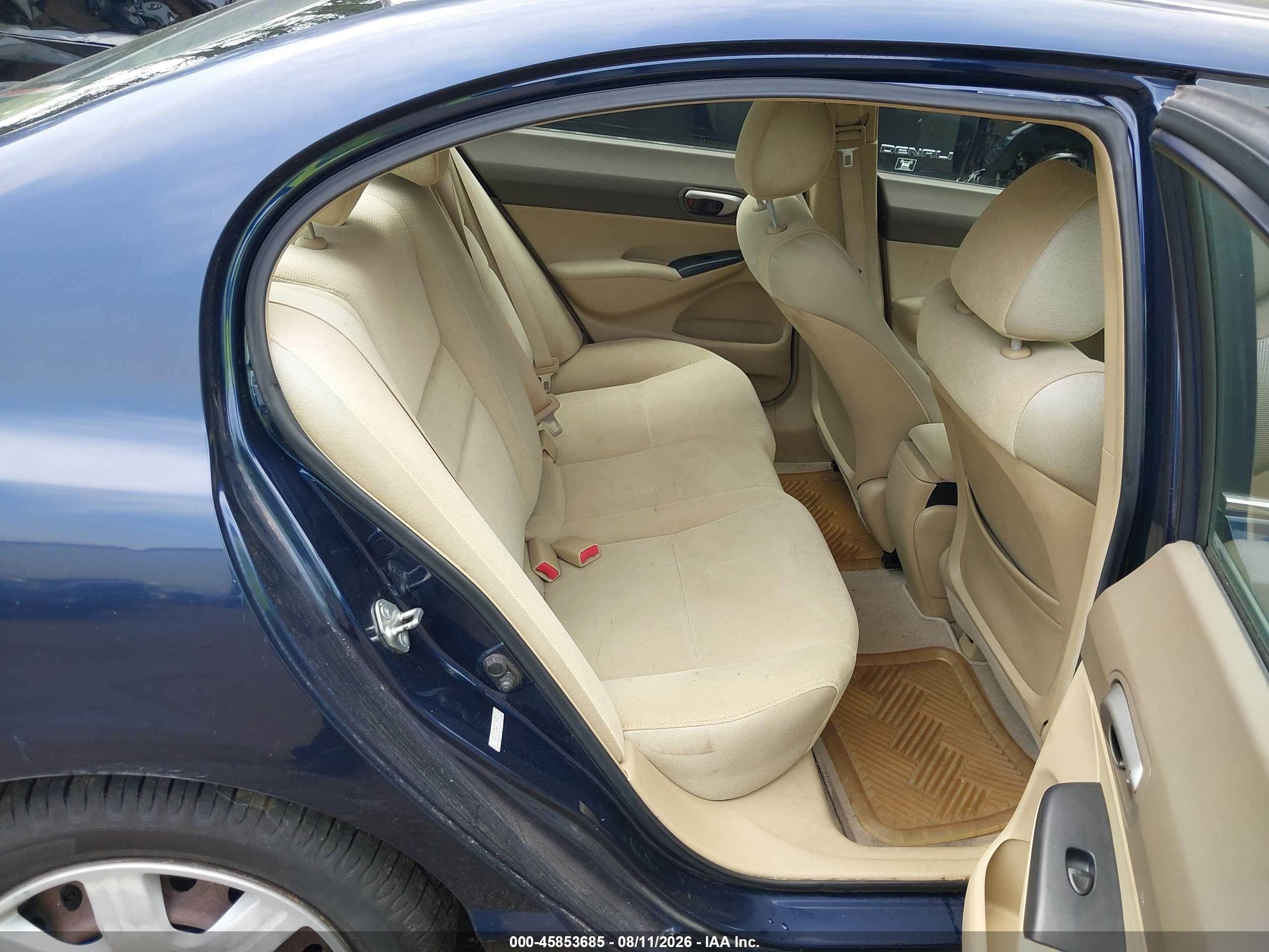 2006 Honda Civic Lx Blue vin: 1HGFA16566L044481