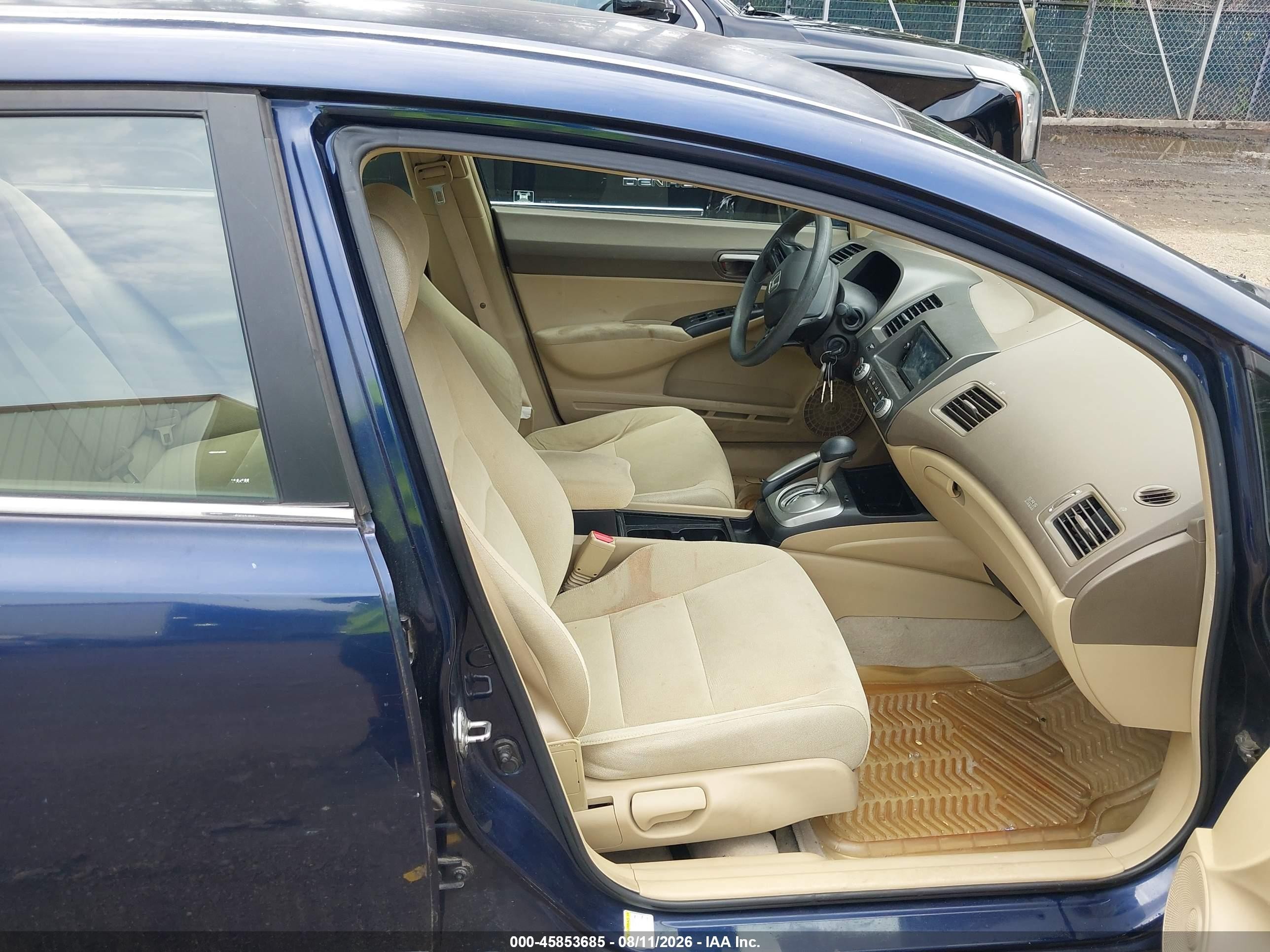 2006 Honda Civic Lx Blue vin: 1HGFA16566L044481