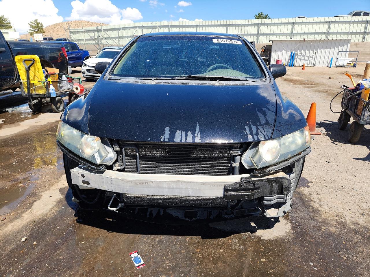 2006 Honda Civic Lx Black vin: 1HGFA16566L084365