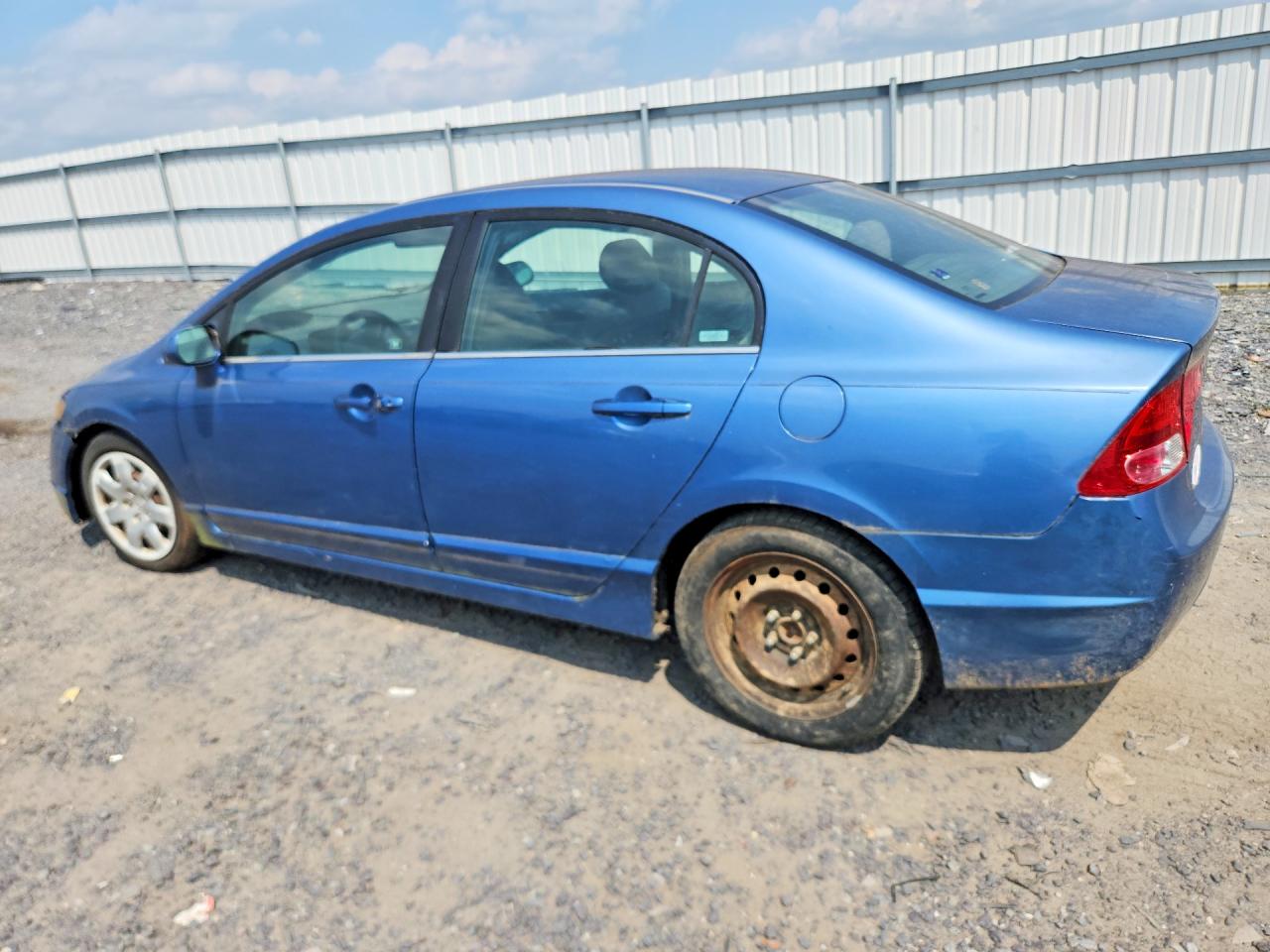 2006 Honda Civic Lx Blue vin: 1HGFA16566L090568