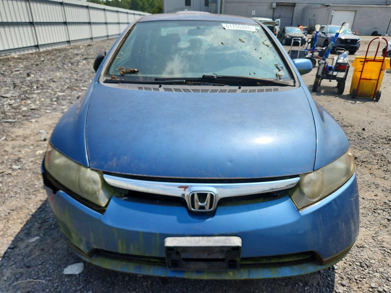 2006 Honda Civic Lx Blue vin: 1HGFA16566L090568