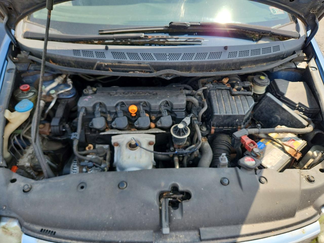 2006 Honda Civic Lx Blue vin: 1HGFA16566L090568
