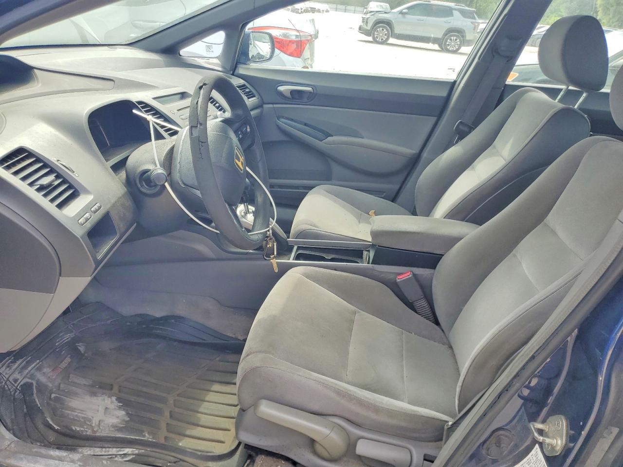 2007 Honda Civic Lx Синий vin: 1HGFA16567L037564