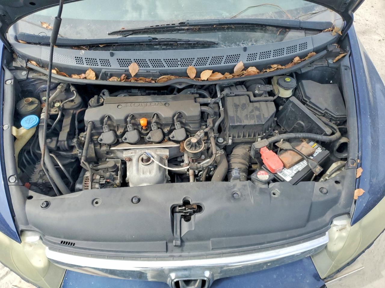 2007 Honda Civic Lx Синий vin: 1HGFA16567L037564