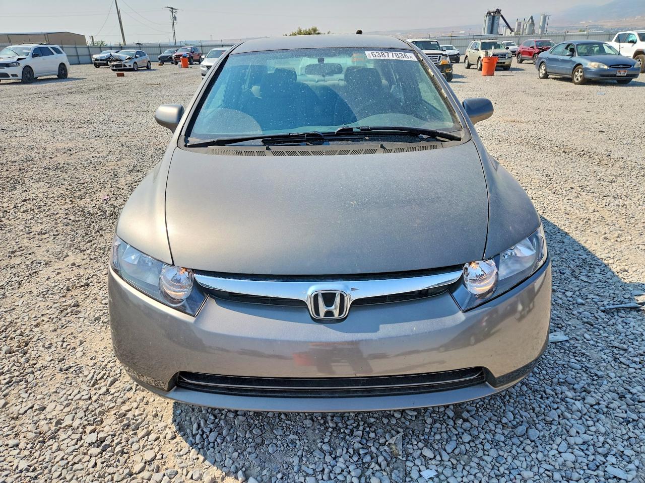 2007 Honda Civic Lx Gray vin: 1HGFA16567L084321