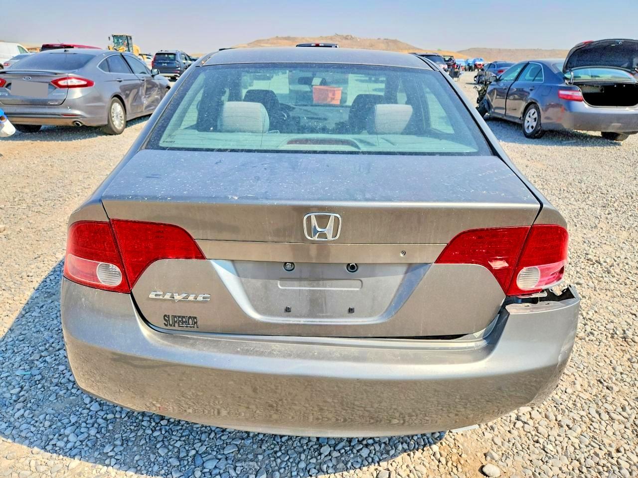 2007 Honda Civic Lx Gray vin: 1HGFA16567L084321