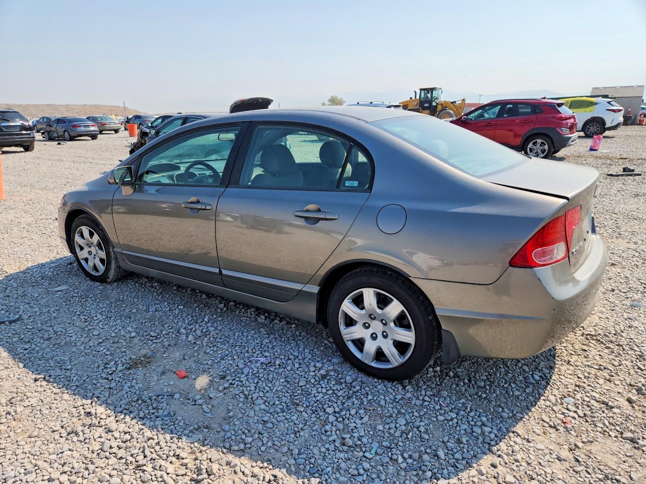 2007 Honda Civic Lx Gray vin: 1HGFA16567L084321
