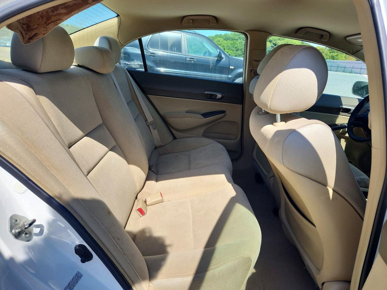 2007 Honda Civic Lx White vin: 1HGFA16567L086022