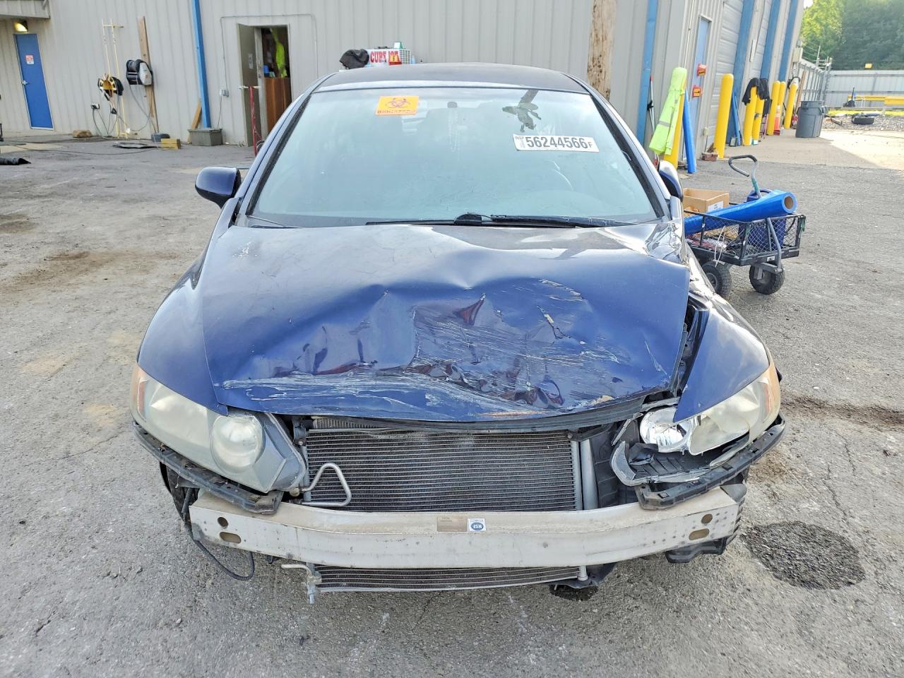 2007 Honda Civic Синий vin: 1HGFA16567L099143