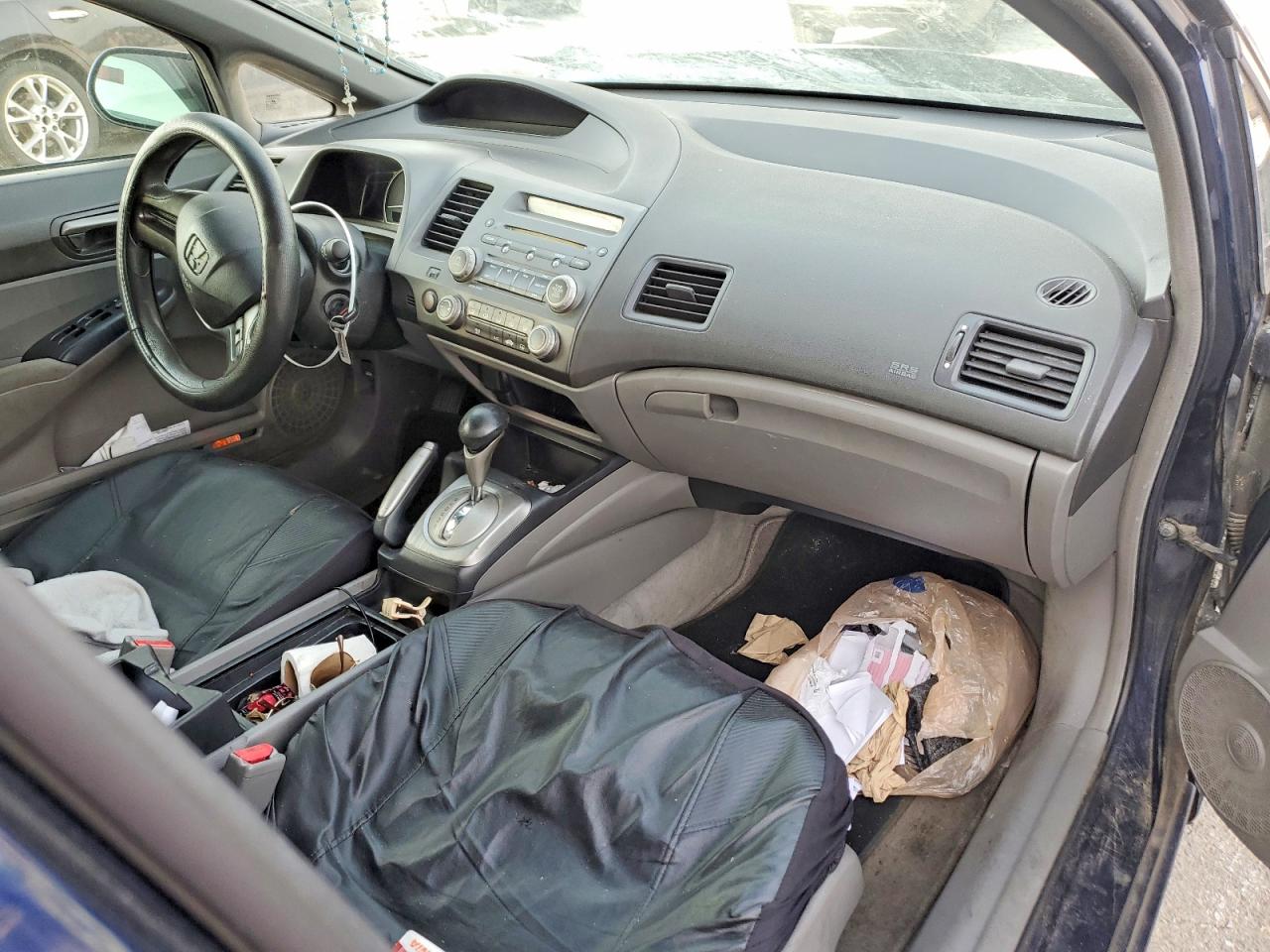 2007 Honda Civic Синий vin: 1HGFA16567L099143