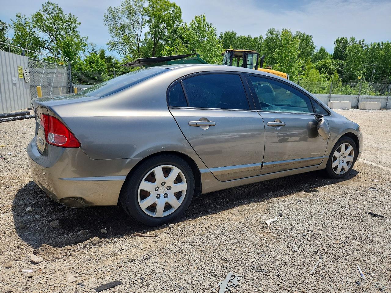 2007 Honda Civic Lx Gray vin: 1HGFA16567L108231