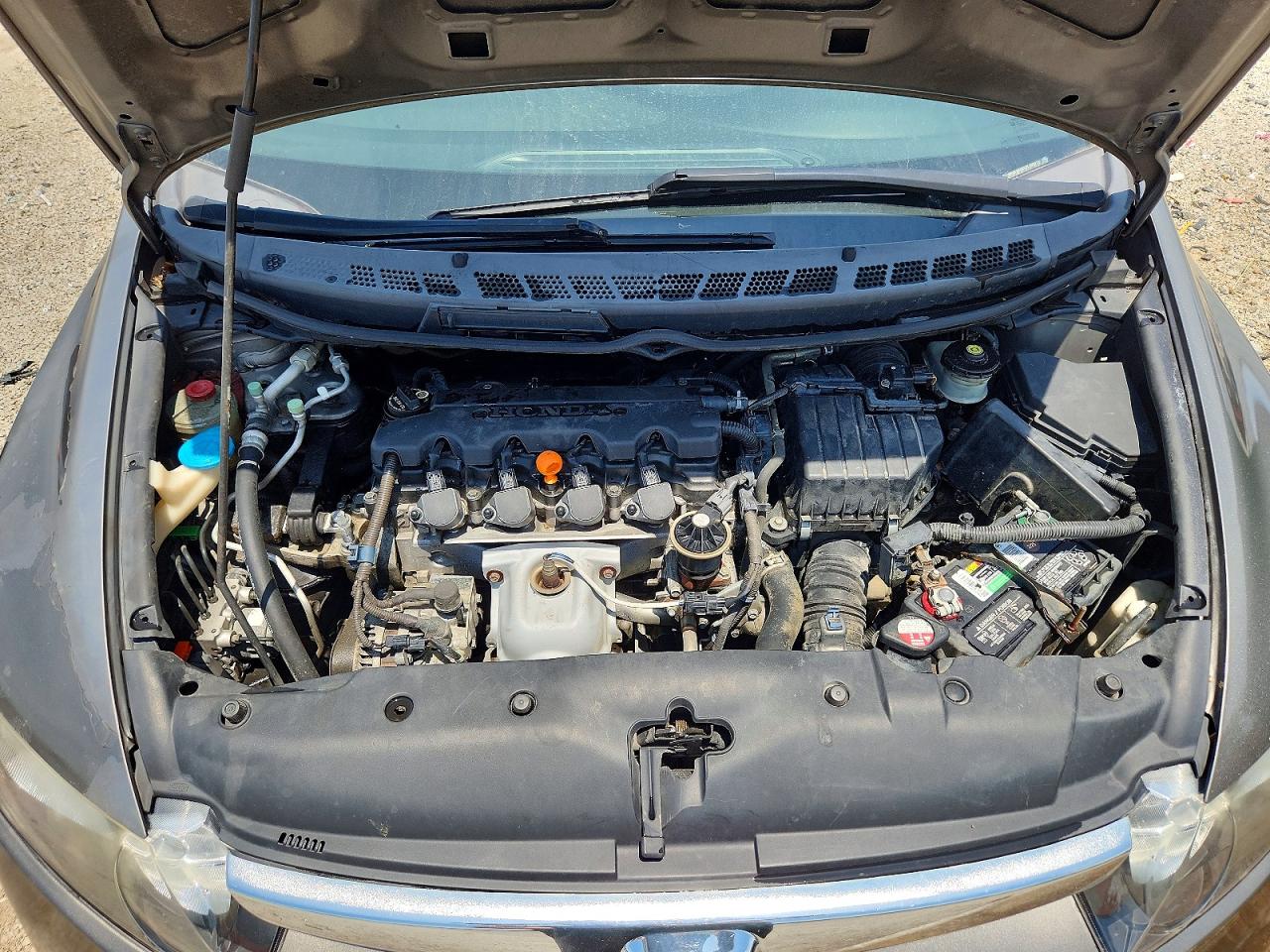 2007 Honda Civic Lx Gray vin: 1HGFA16567L108231