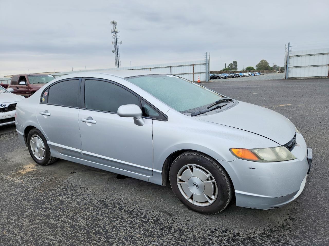 2007 Honda Civic Lx Серебряный vin: 1HGFA16567L111856