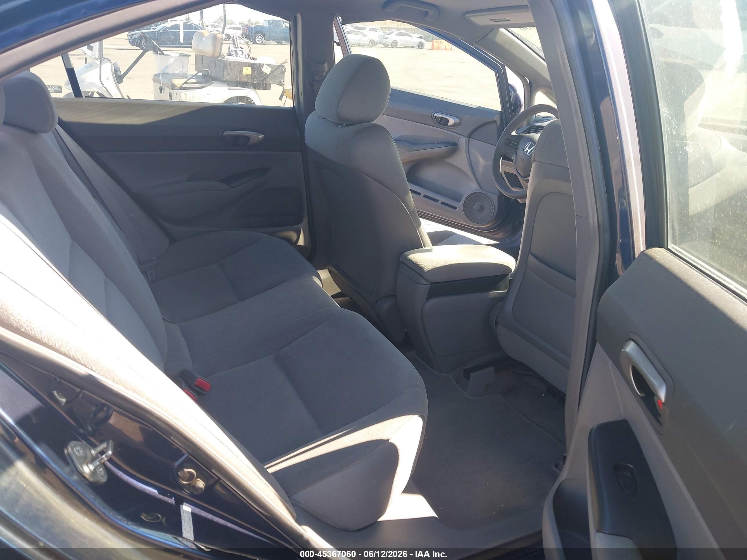 2007 Honda Civic Lx Blue vin: 1HGFA16567L111887