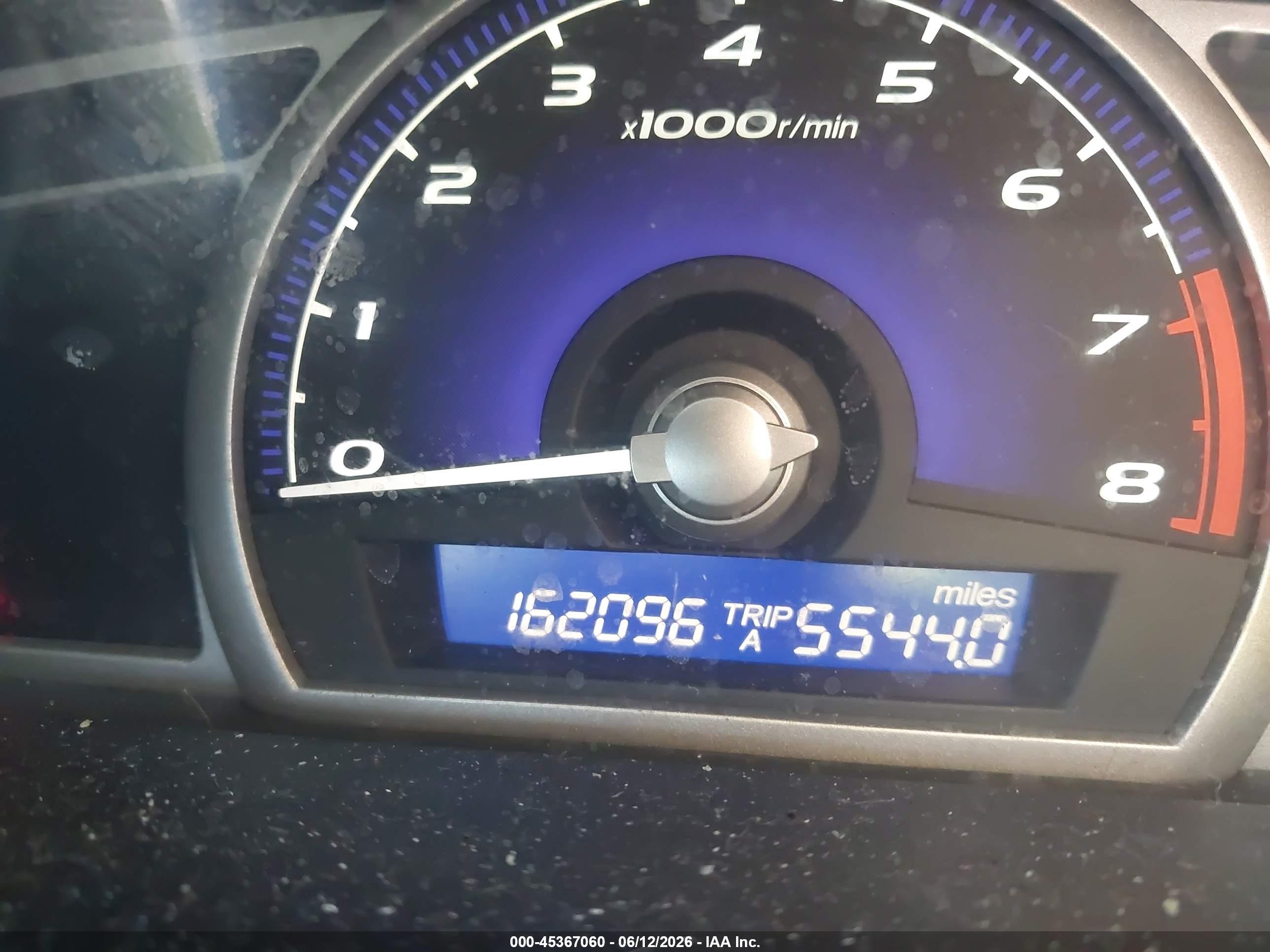 2007 Honda Civic Lx Blue vin: 1HGFA16567L111887