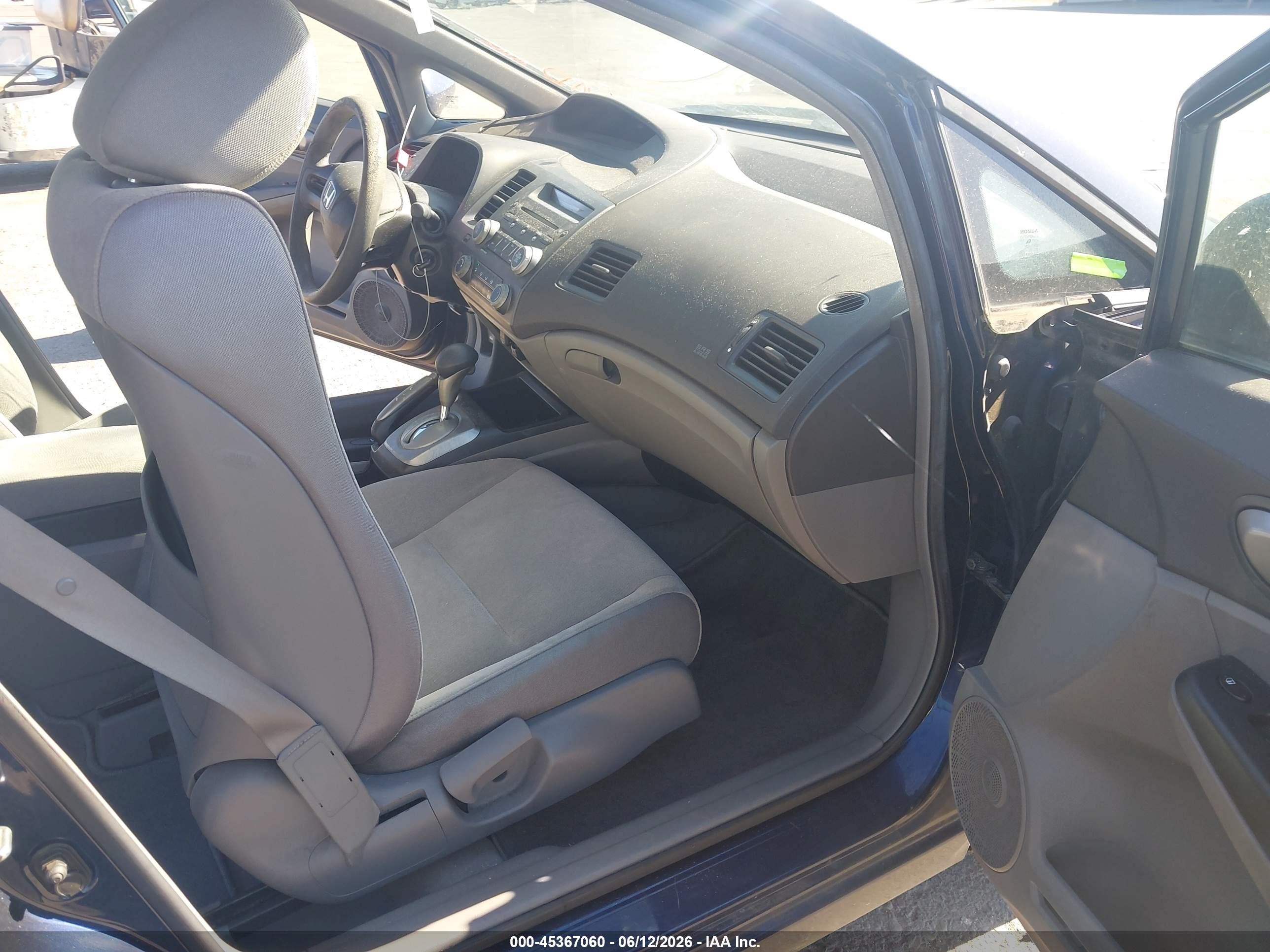 2007 Honda Civic Lx Blue vin: 1HGFA16567L111887