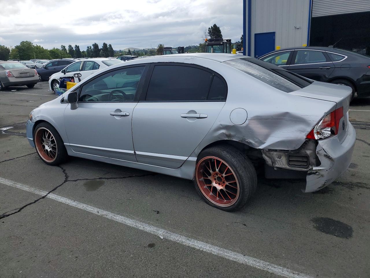 2007 Honda Civic Lx Silver vin: 1HGFA16567L112330