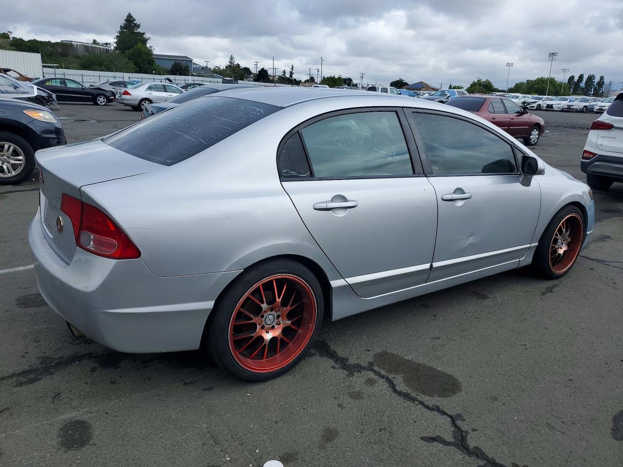 2007 Honda Civic Lx Silver vin: 1HGFA16567L112330