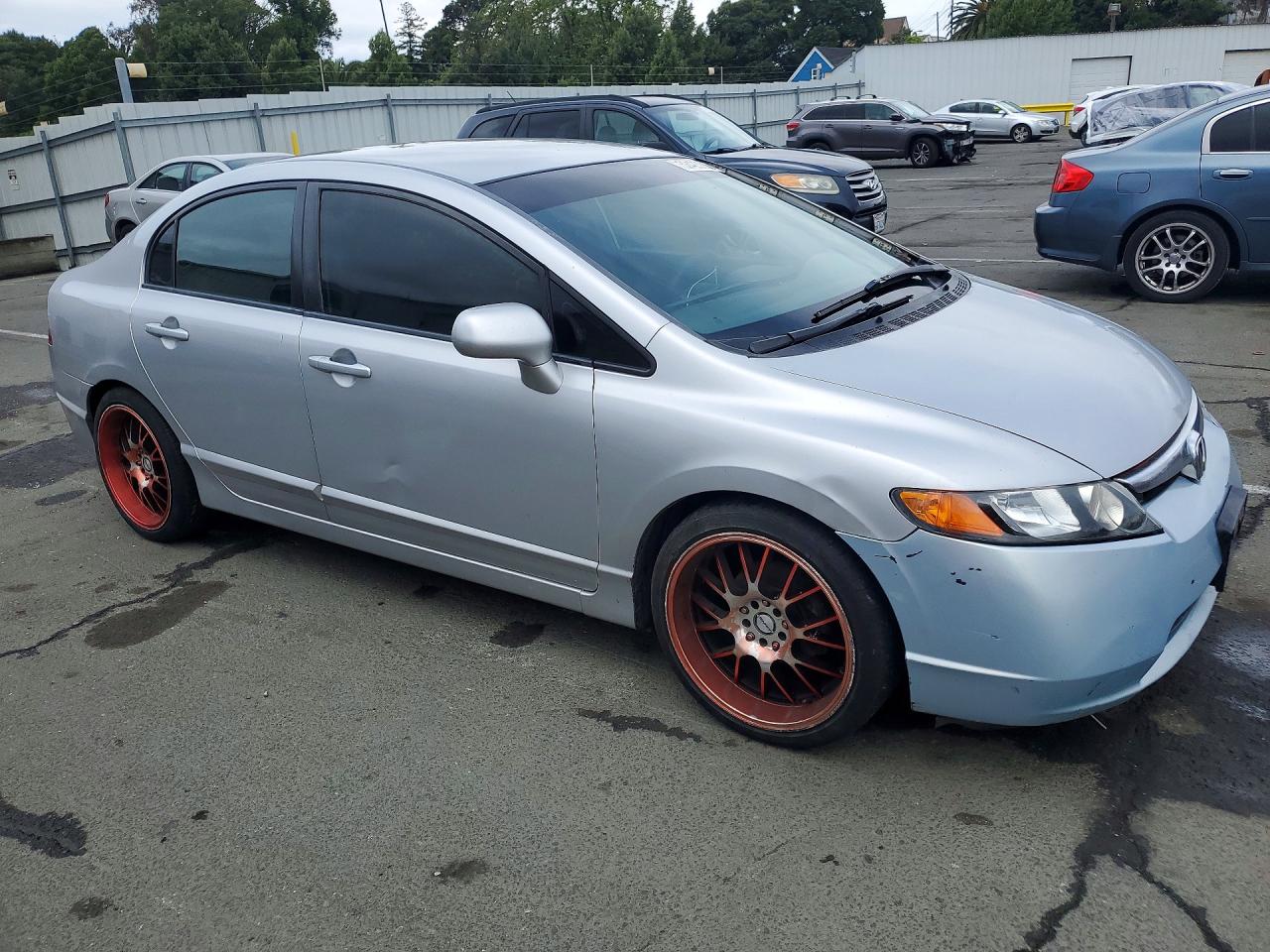 2007 Honda Civic Lx Silver vin: 1HGFA16567L112330