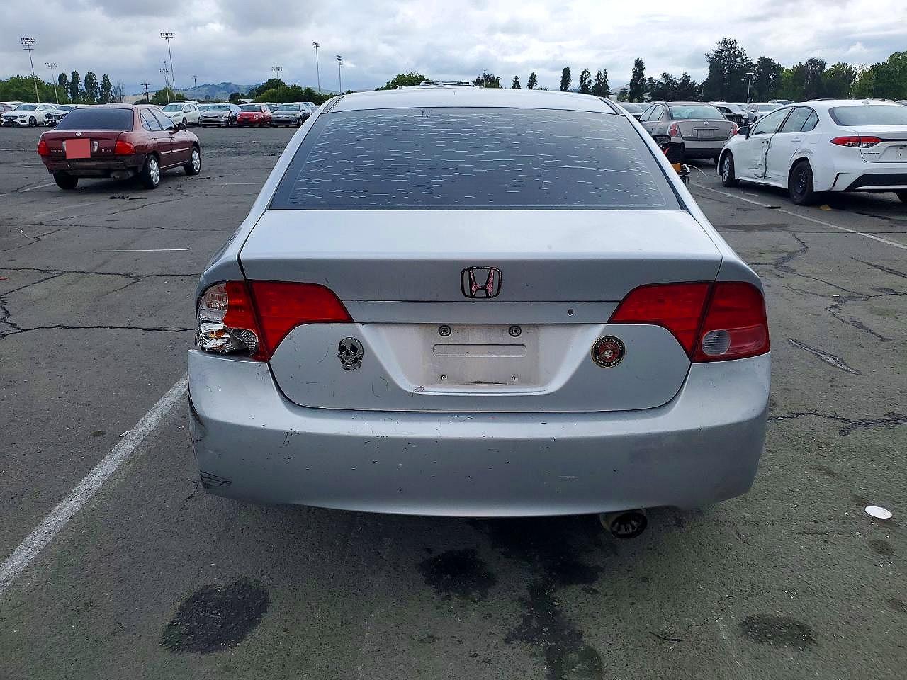 2007 Honda Civic Lx Silver vin: 1HGFA16567L112330