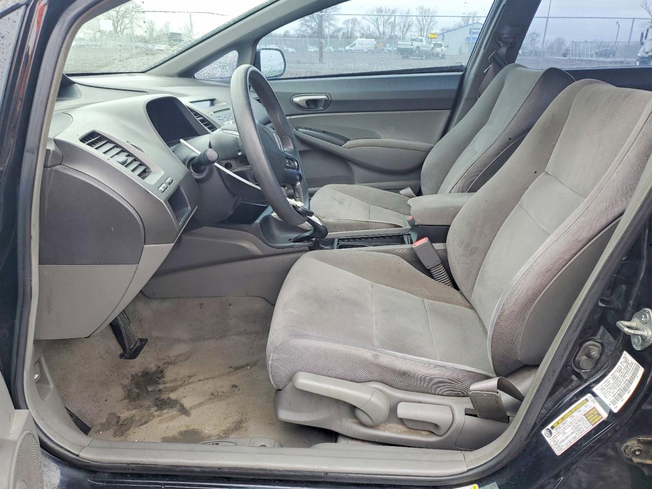 2007 Honda Civic Lx Черный vin: 1HGFA16567L119598