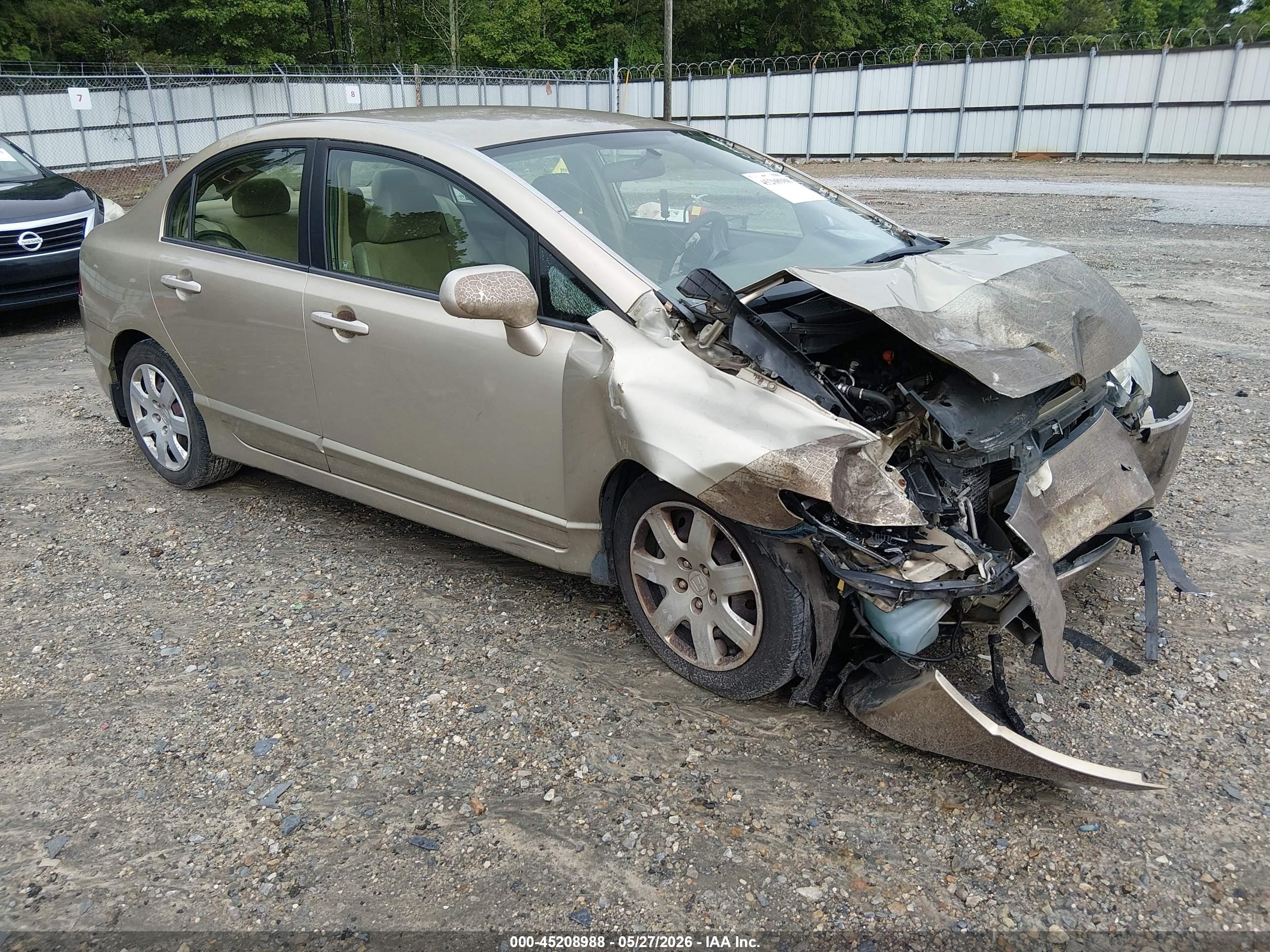 2007 Honda Civic Lx Gold vin: 1HGFA16567L141777