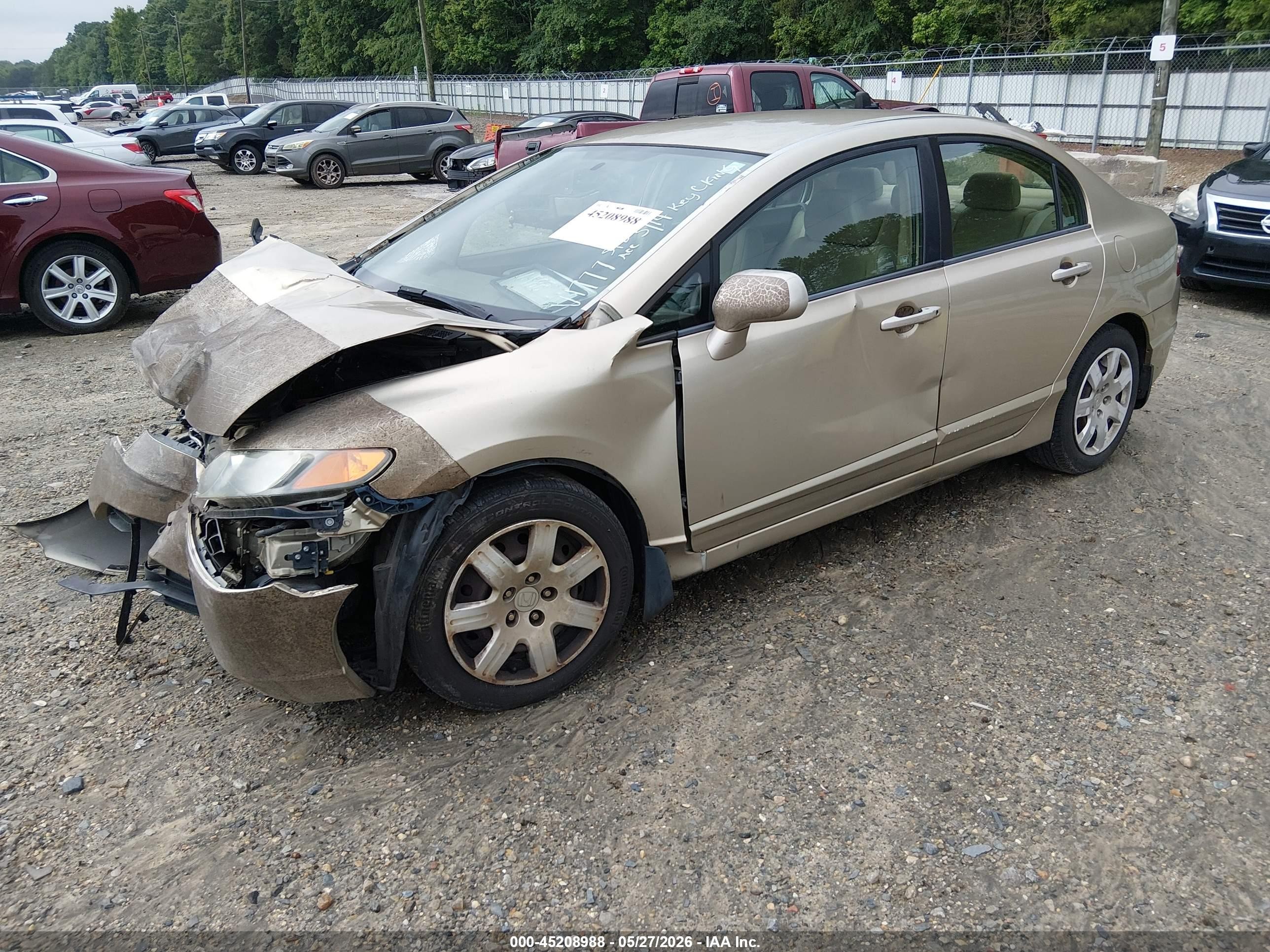 2007 Honda Civic Lx Gold vin: 1HGFA16567L141777