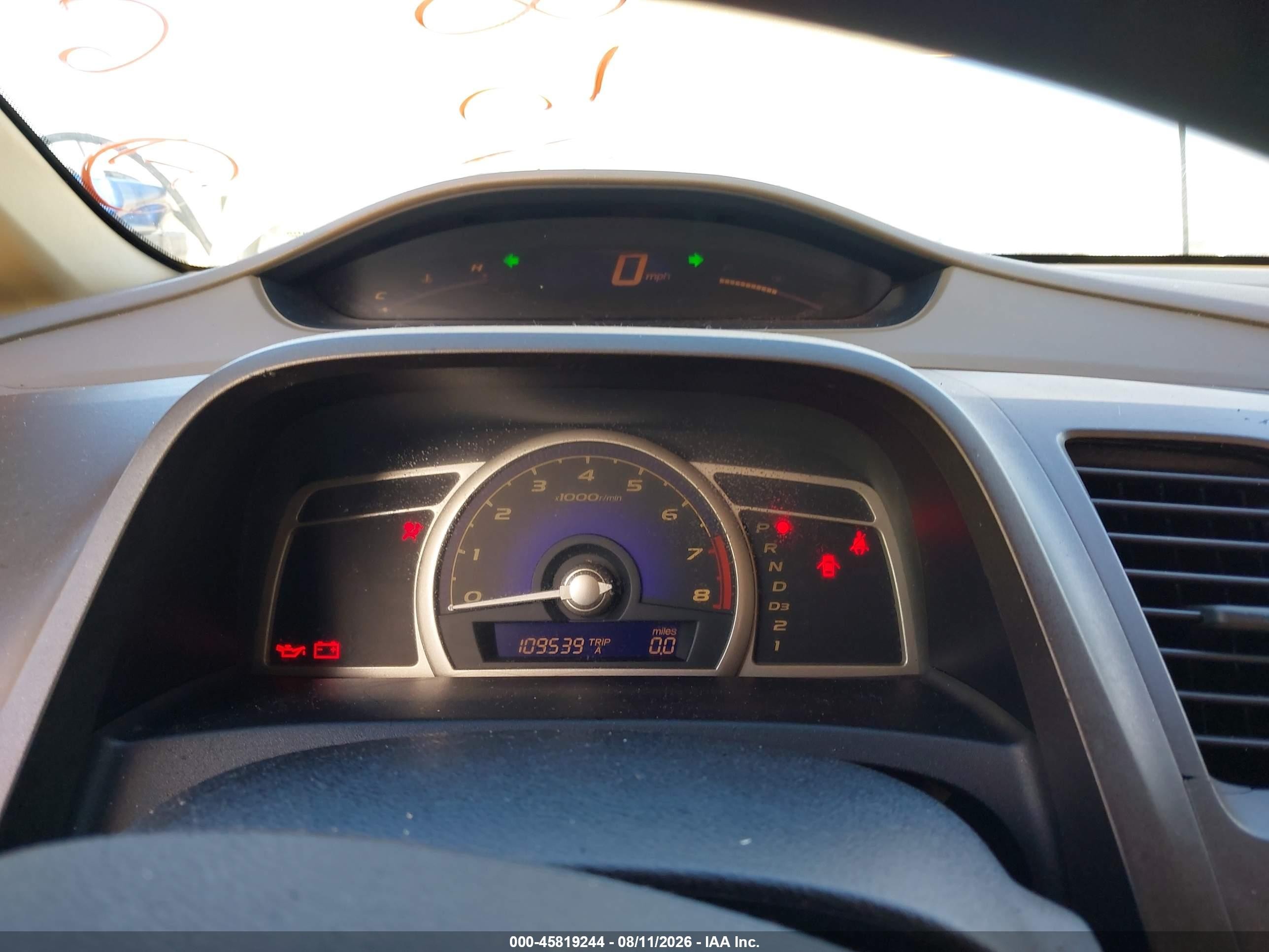 2008 Honda Civic Lx Cream vin: 1HGFA16568L000077