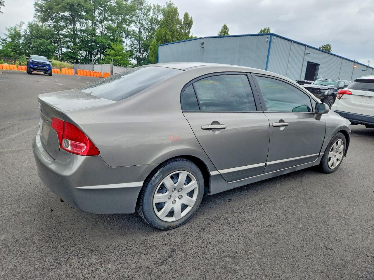 2008 Honda Civic Lx Gray vin: 1HGFA16568L002945