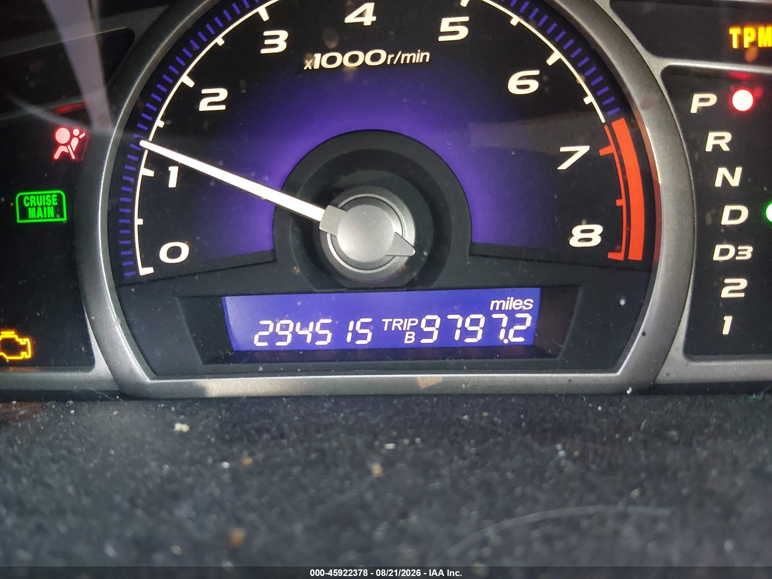 2008 Honda Civic Lx Синий vin: 1HGFA16568L005666