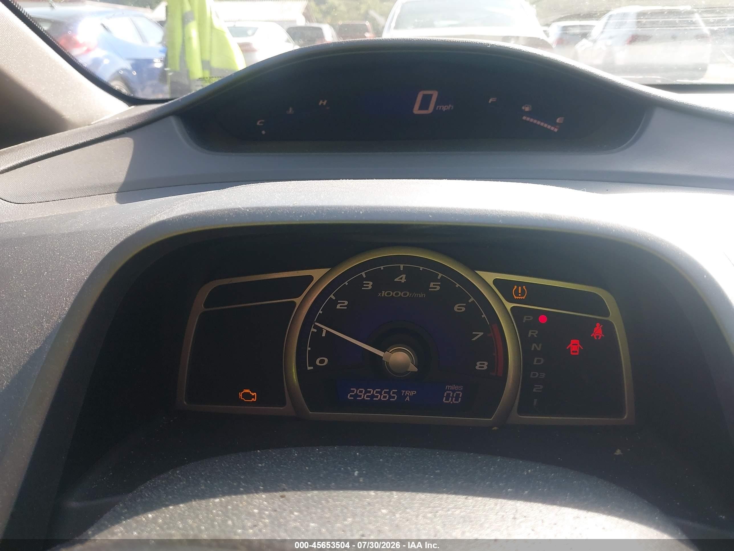 2008 Honda Civic Lx Синий vin: 1HGFA16568L016182
