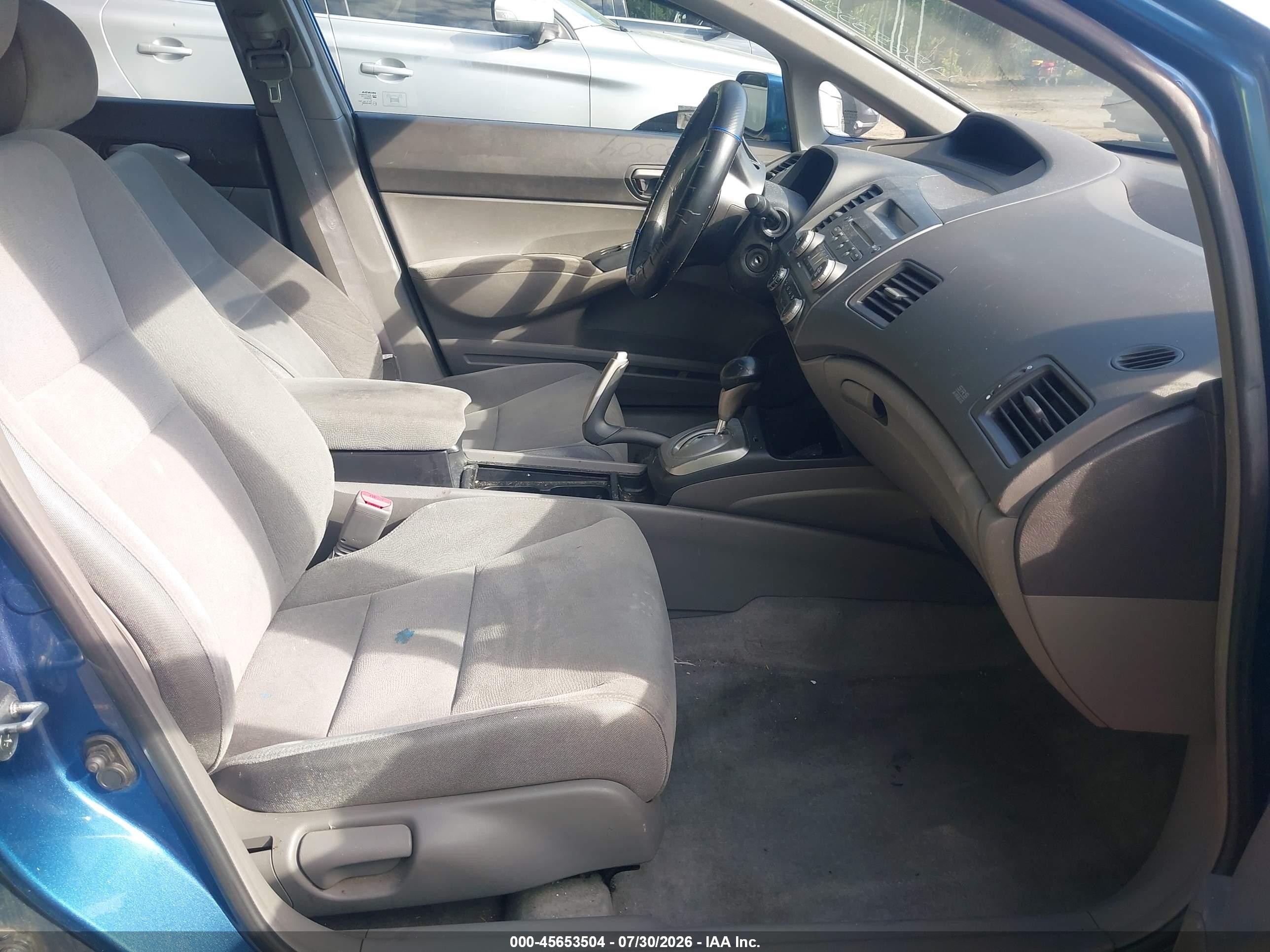 2008 Honda Civic Lx Синий vin: 1HGFA16568L016182