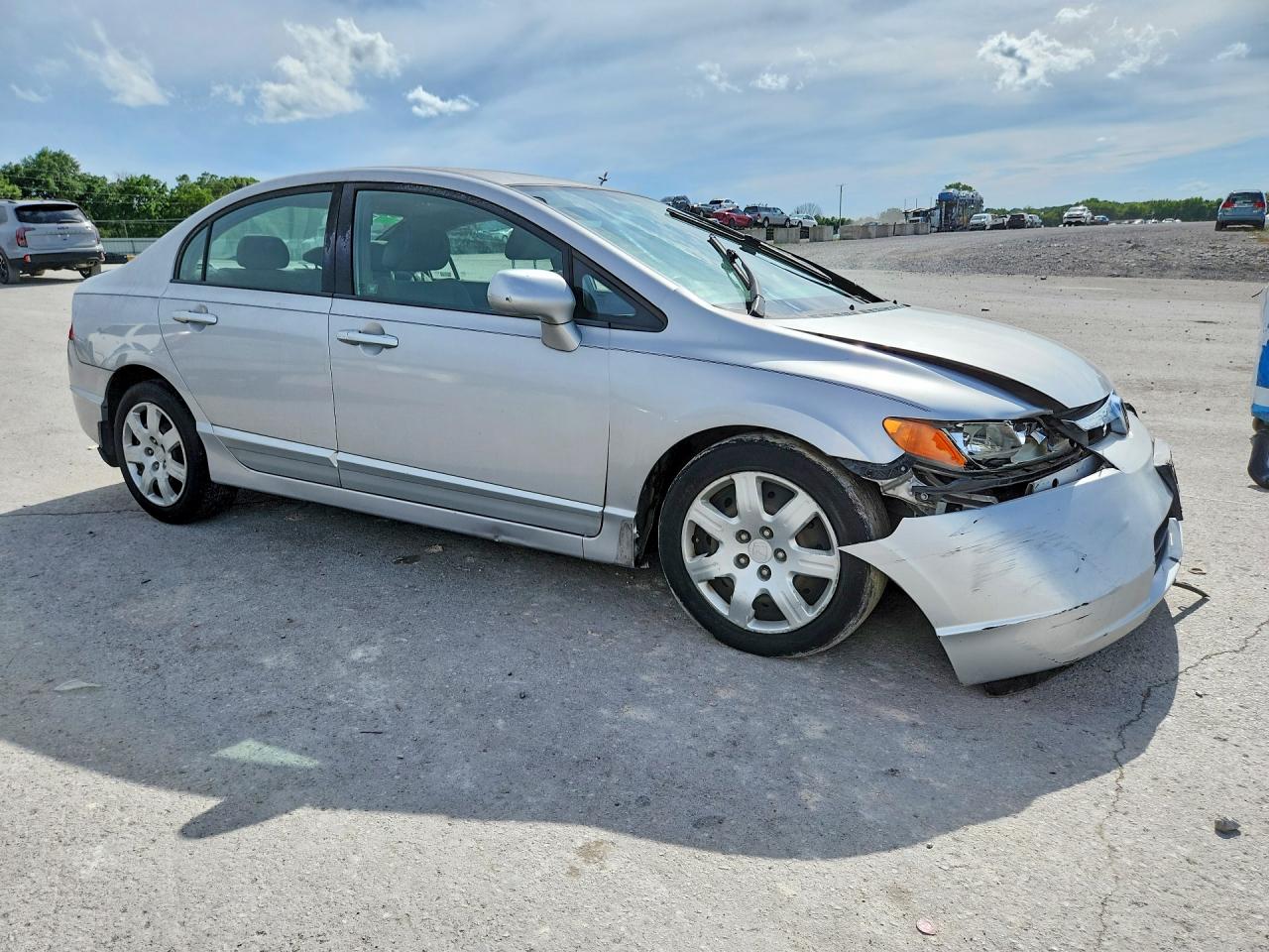 2008 Honda Civic Lx Silver vin: 1HGFA16568L038232