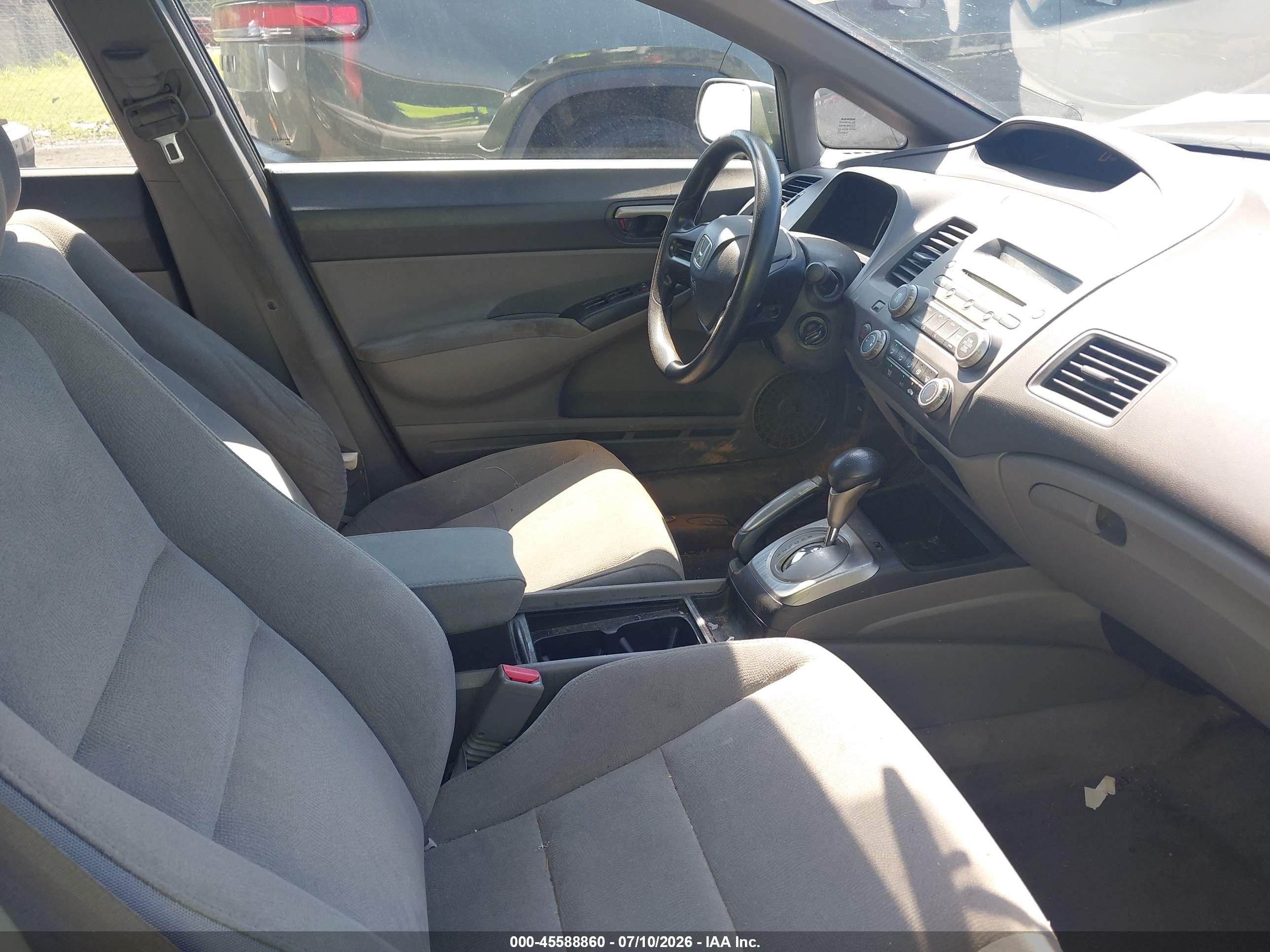 2008 Honda Civic Lx Gray vin: 1HGFA16568L039770