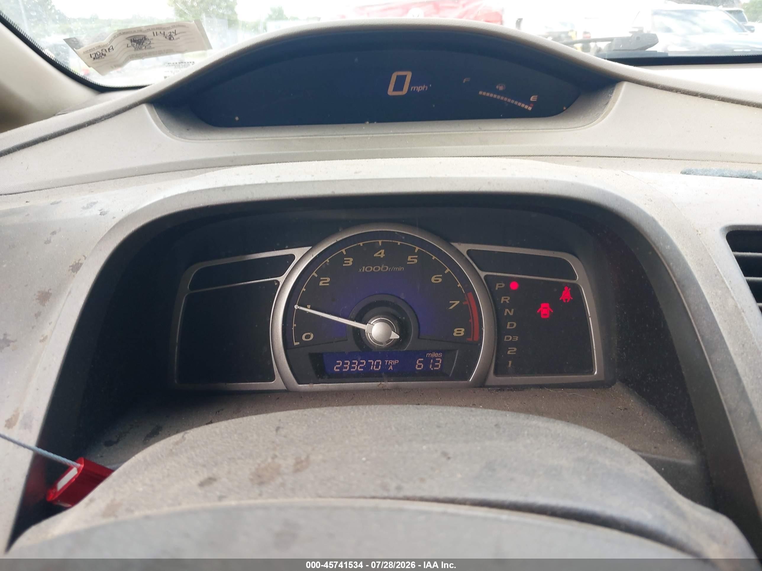 2008 Honda Civic Lx White vin: 1HGFA16568L042152