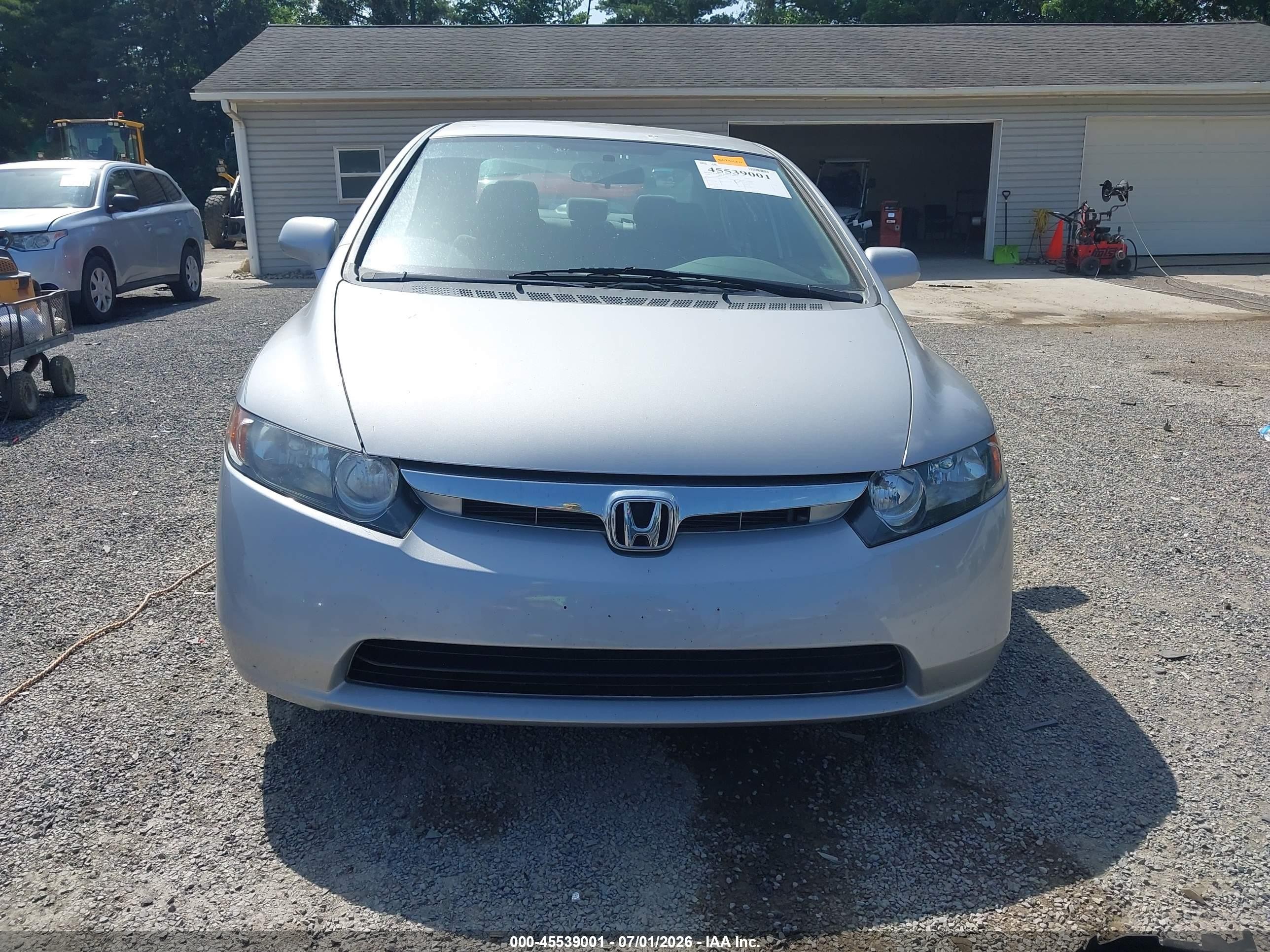 2008 Honda Civic Lx Silver vin: 1HGFA16568L044628