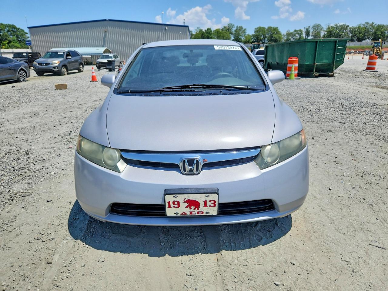 2008 Honda Civic Lx Серебряный vin: 1HGFA16568L065575