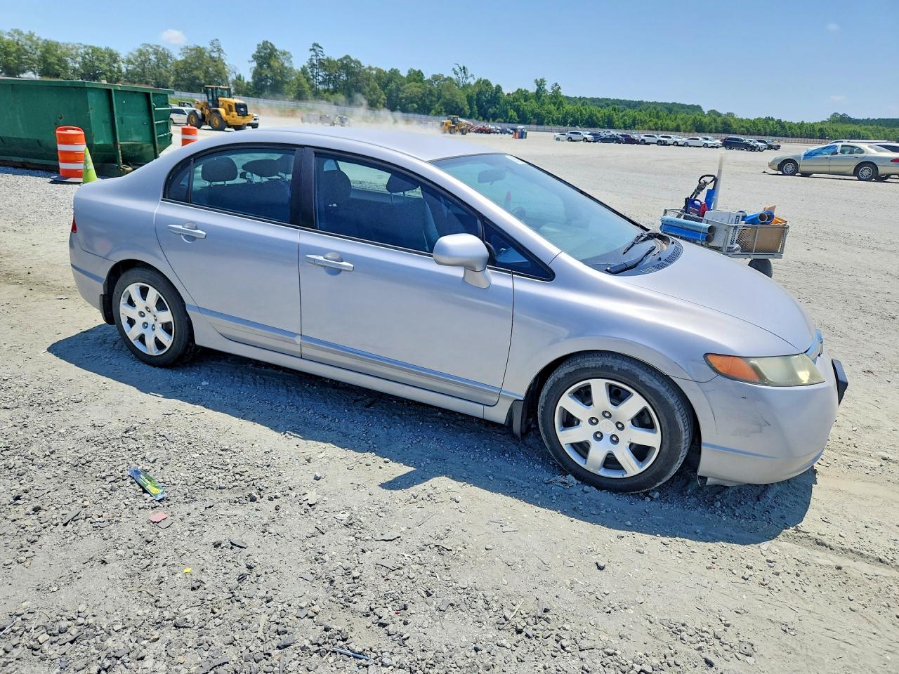 2008 Honda Civic Lx Серебряный vin: 1HGFA16568L065575