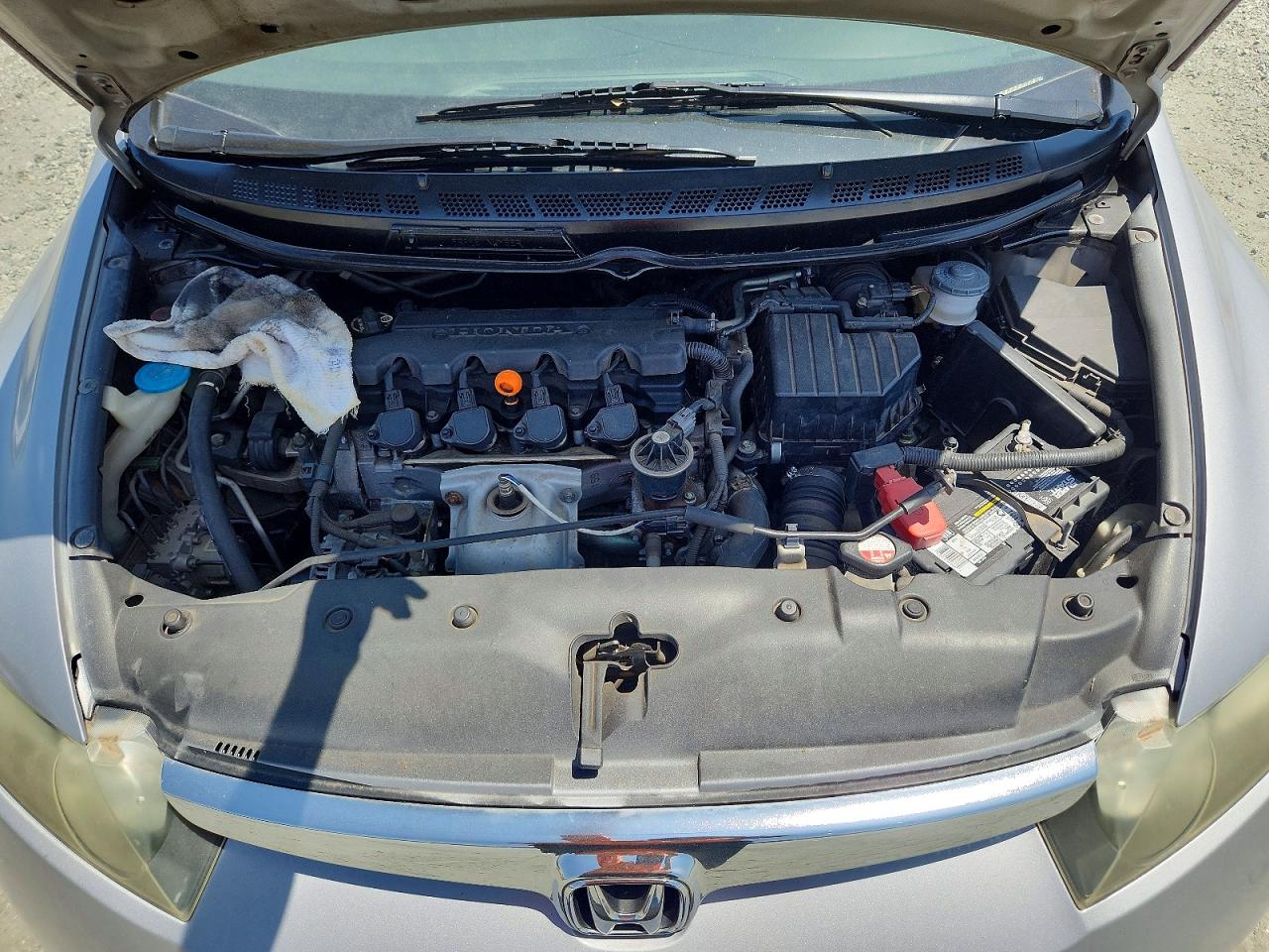 2008 Honda Civic Lx Серебряный vin: 1HGFA16568L065575