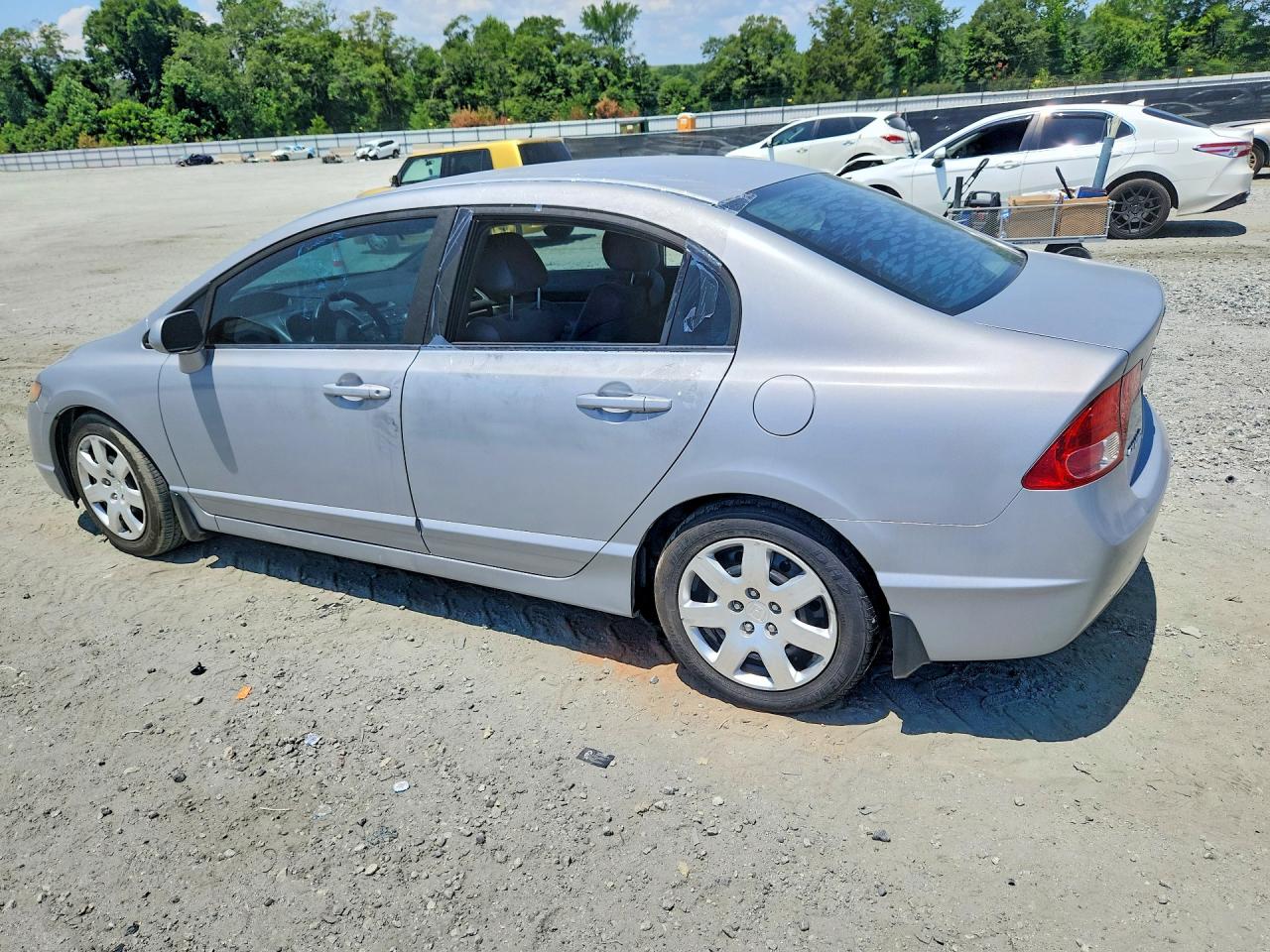2008 Honda Civic Lx Серебряный vin: 1HGFA16568L065575