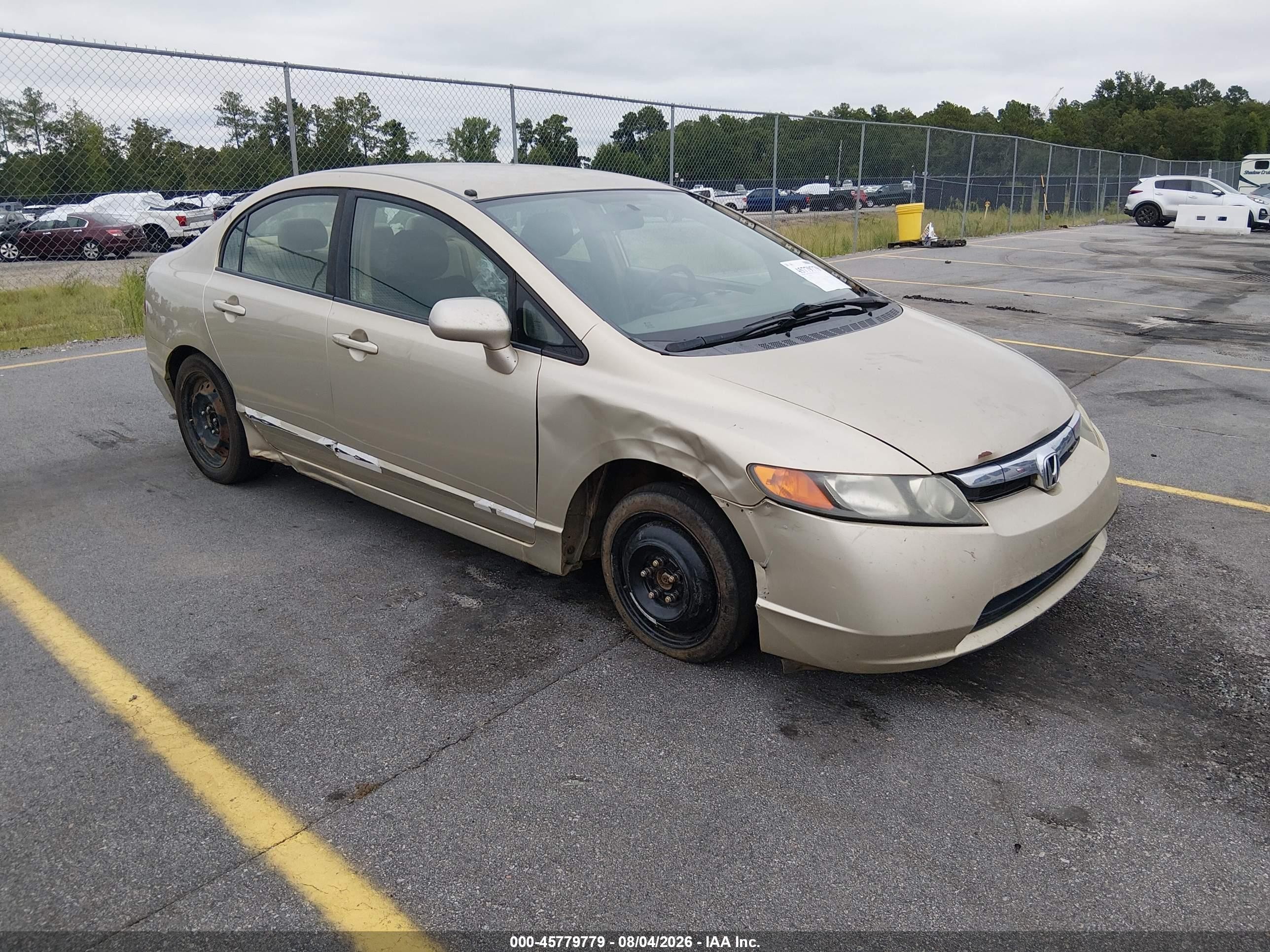 2008 Honda Civic Lx Gold vin: 1HGFA16568L095823
