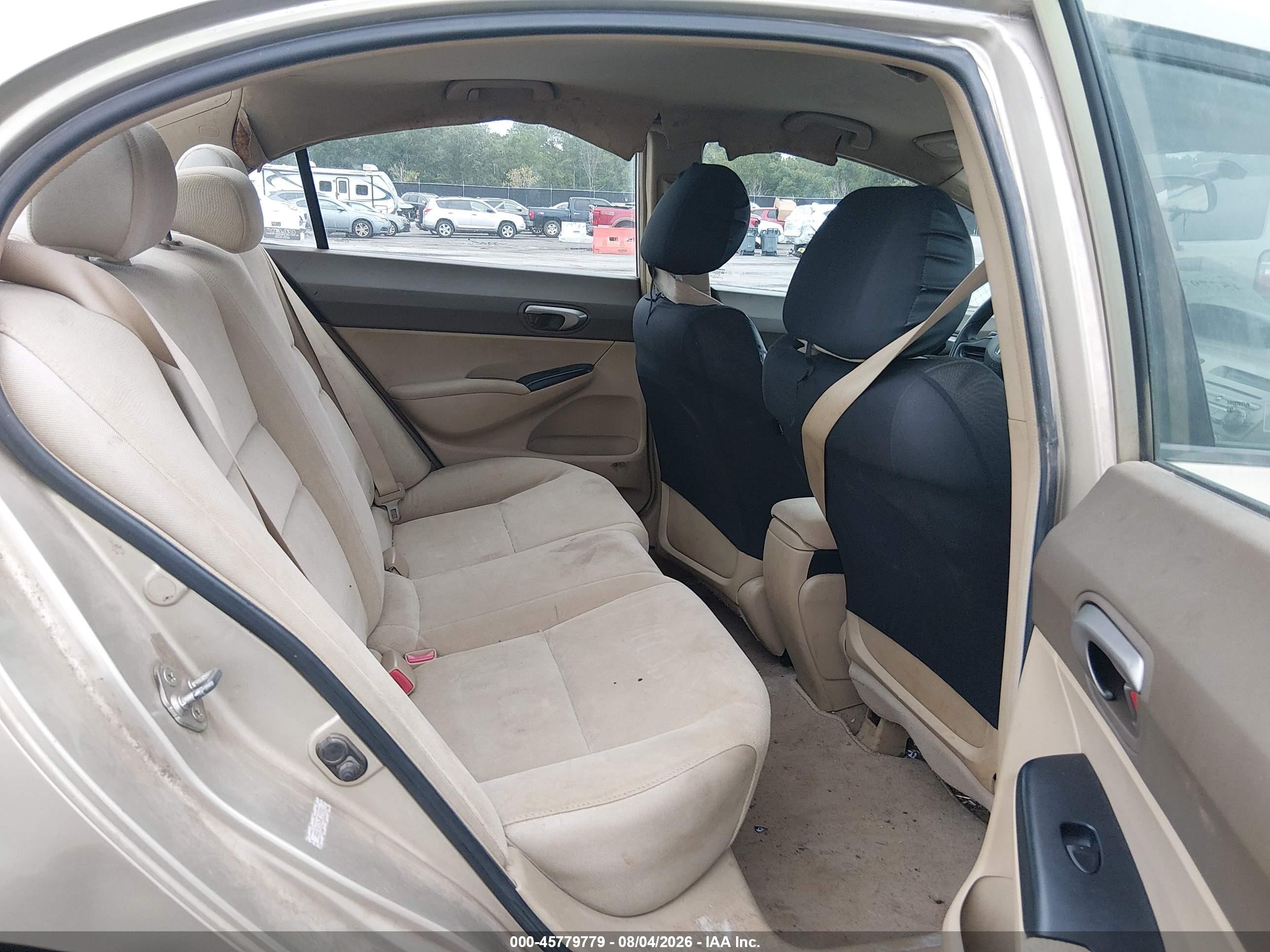 2008 Honda Civic Lx Золотой vin: 1HGFA16568L095823