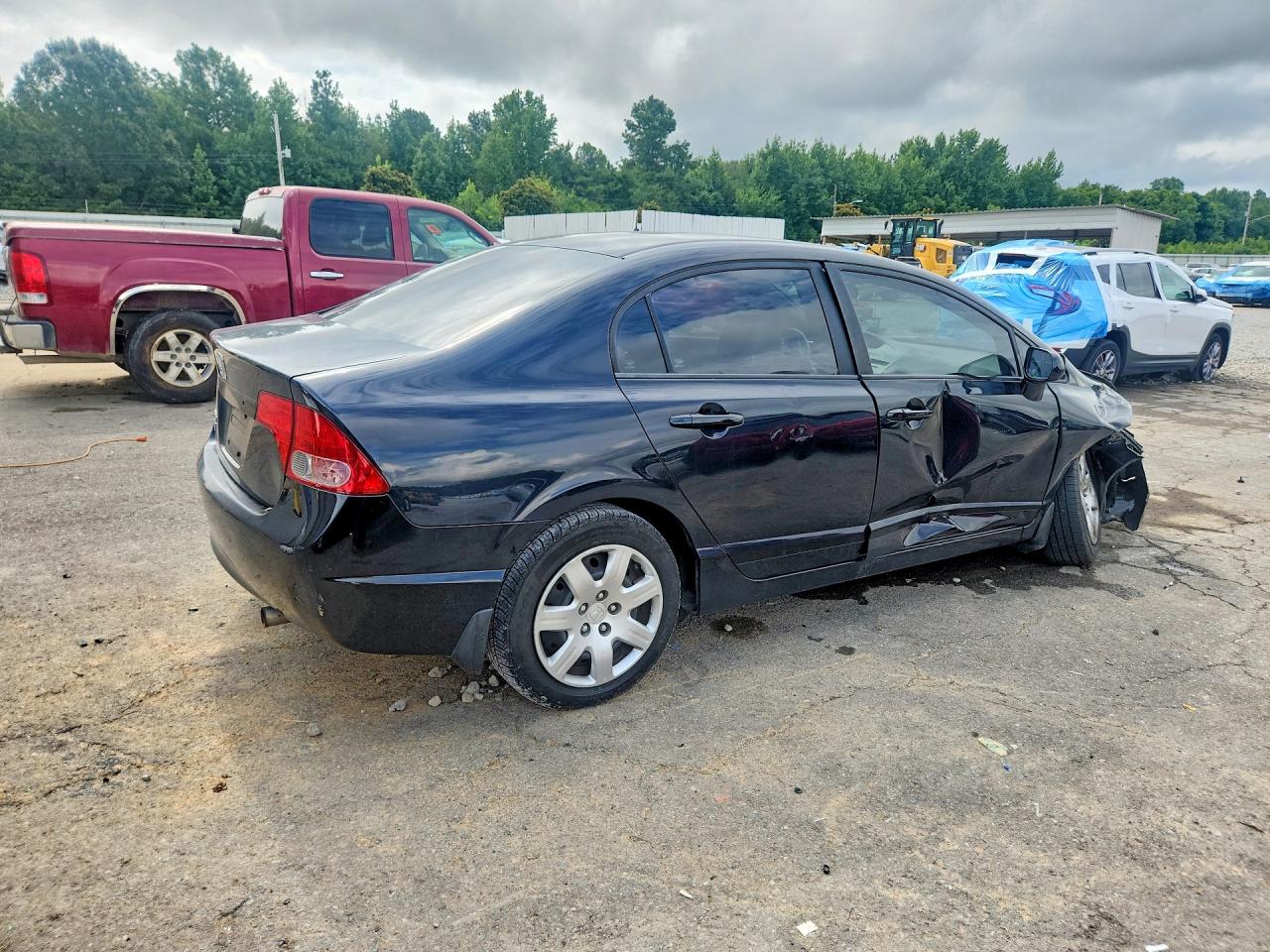 2008 Honda Civic Lx Gray vin: 1HGFA16568L097460