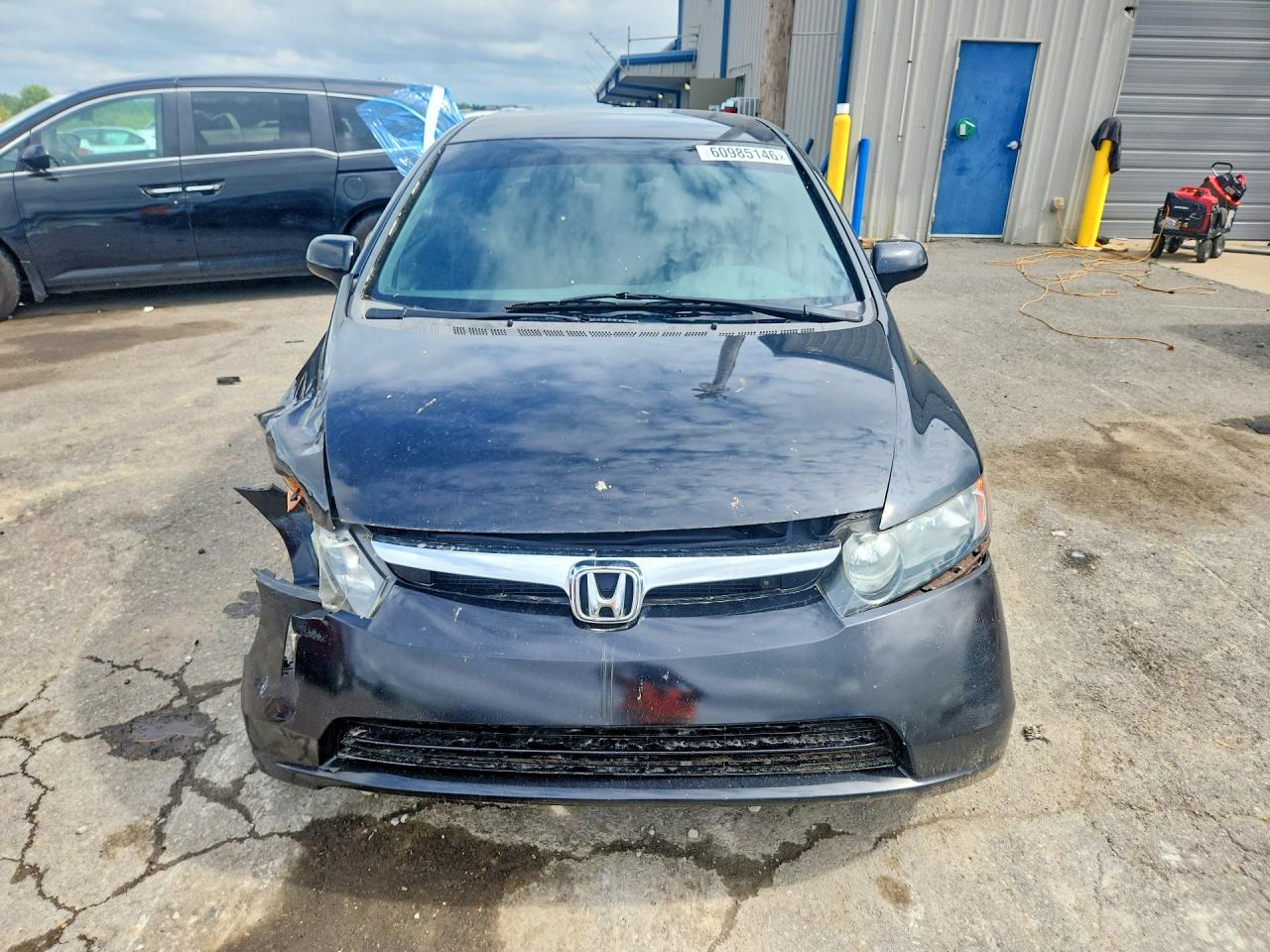 2008 Honda Civic Lx Gray vin: 1HGFA16568L097460