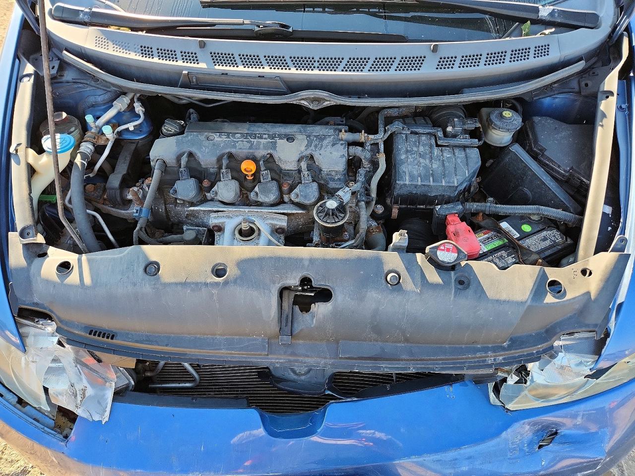 2008 Honda Civic Lx Blue vin: 1HGFA16568L099063