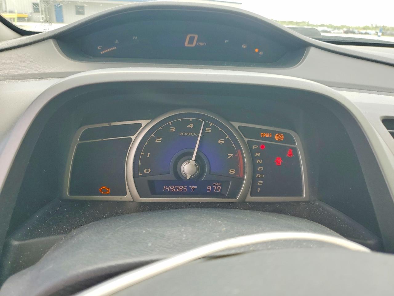 2009 Honda Civic Lx Blue vin: 1HGFA16569L010819
