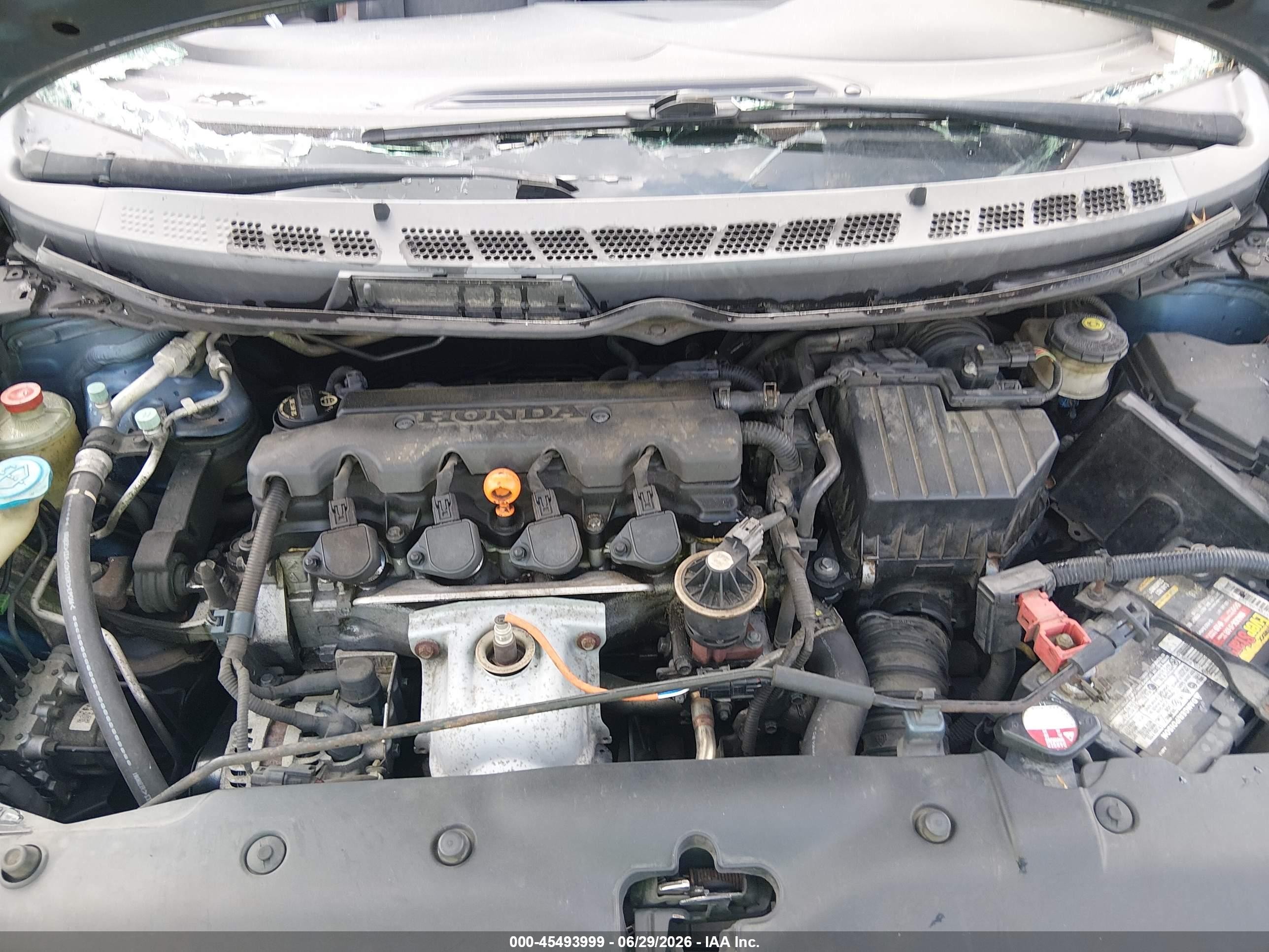 2009 Honda Civic Lx Синий vin: 1HGFA16569L017849