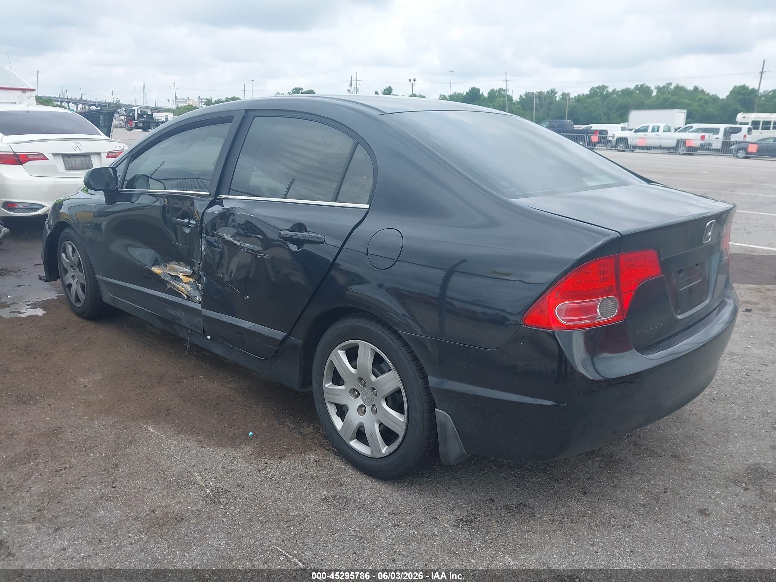 2006 Honda Civic Lx Dark Blue vin: 1HGFA16576L000862