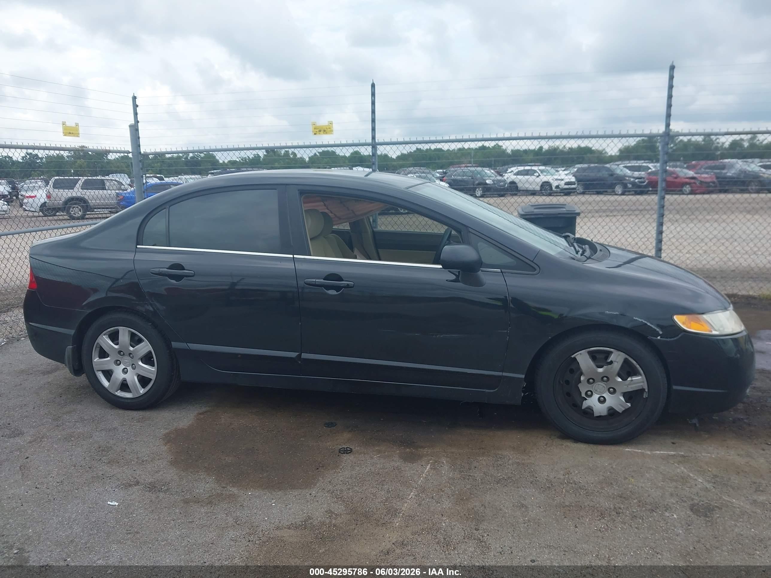 2006 Honda Civic Lx Dark Blue vin: 1HGFA16576L000862